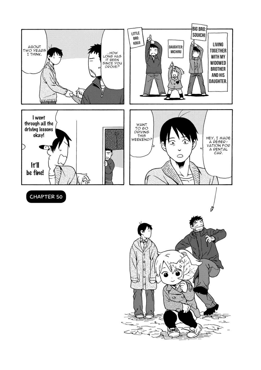 Page 1 Chapter 50 Chichi to Hige-Gorilla to Watashi