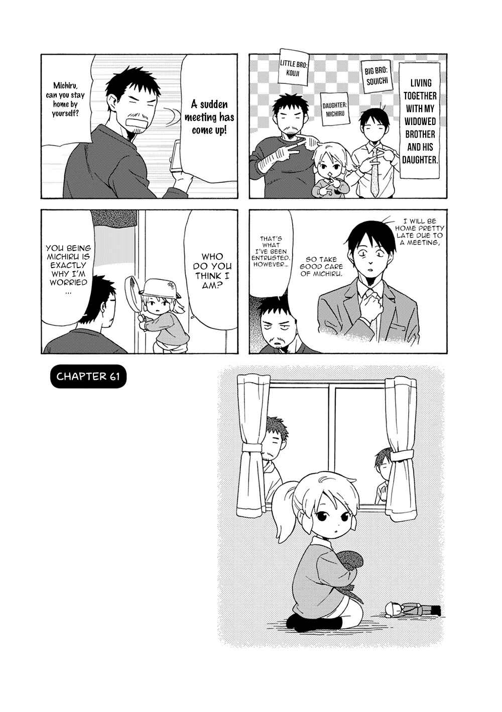 Page 1 Chapter 61 Chichi to Hige-Gorilla to Watashi