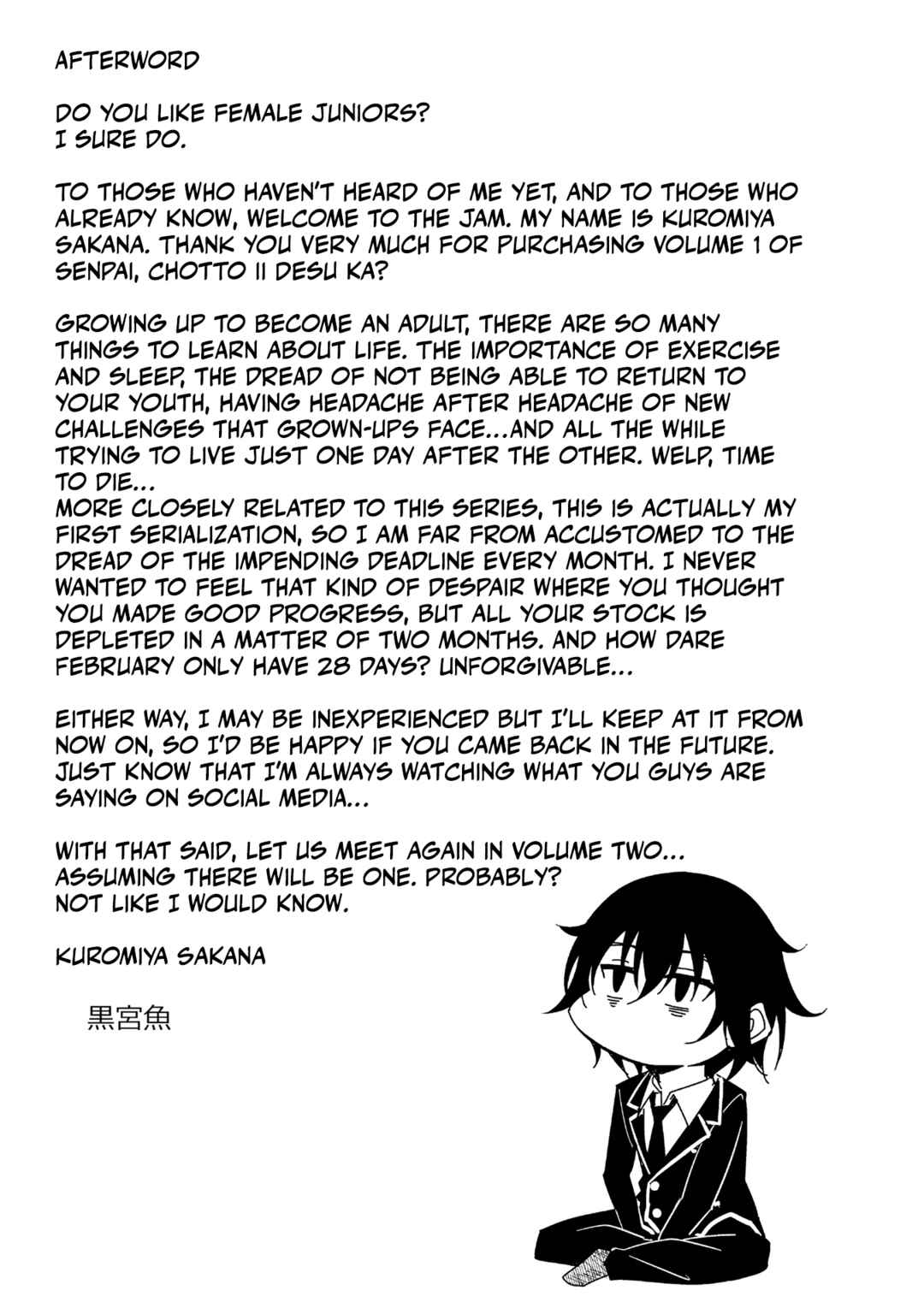 Page 8 Chapter 6.5 Senpai, Chotto ii Desu ka?