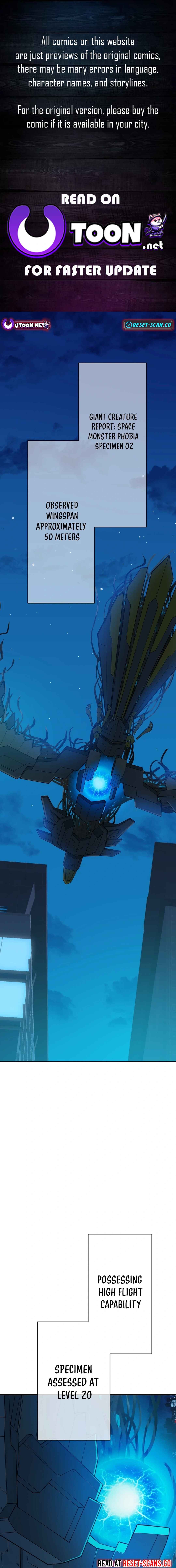 Page 1 Chapter 3 Dai Uchuu Kaijuu Dai Bouei Taisen