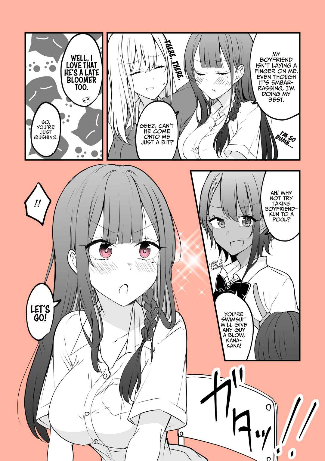 Page 1 Chapter 59 Mechamecha Kininatteru Gyaru ga Nanka Yabee Kanji ni Natteku Yatsu