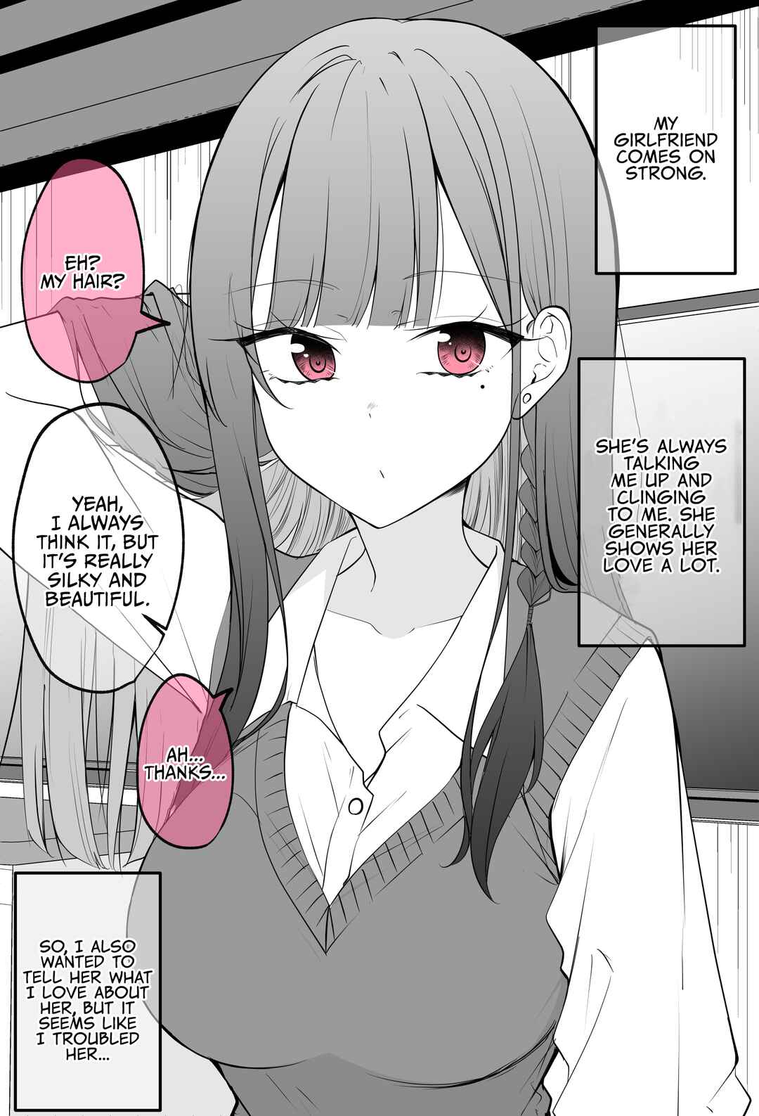 Page 1 Chapter 92 Mechamecha Kininatteru Gyaru ga Nanka Yabee Kanji ni Natteku Yatsu