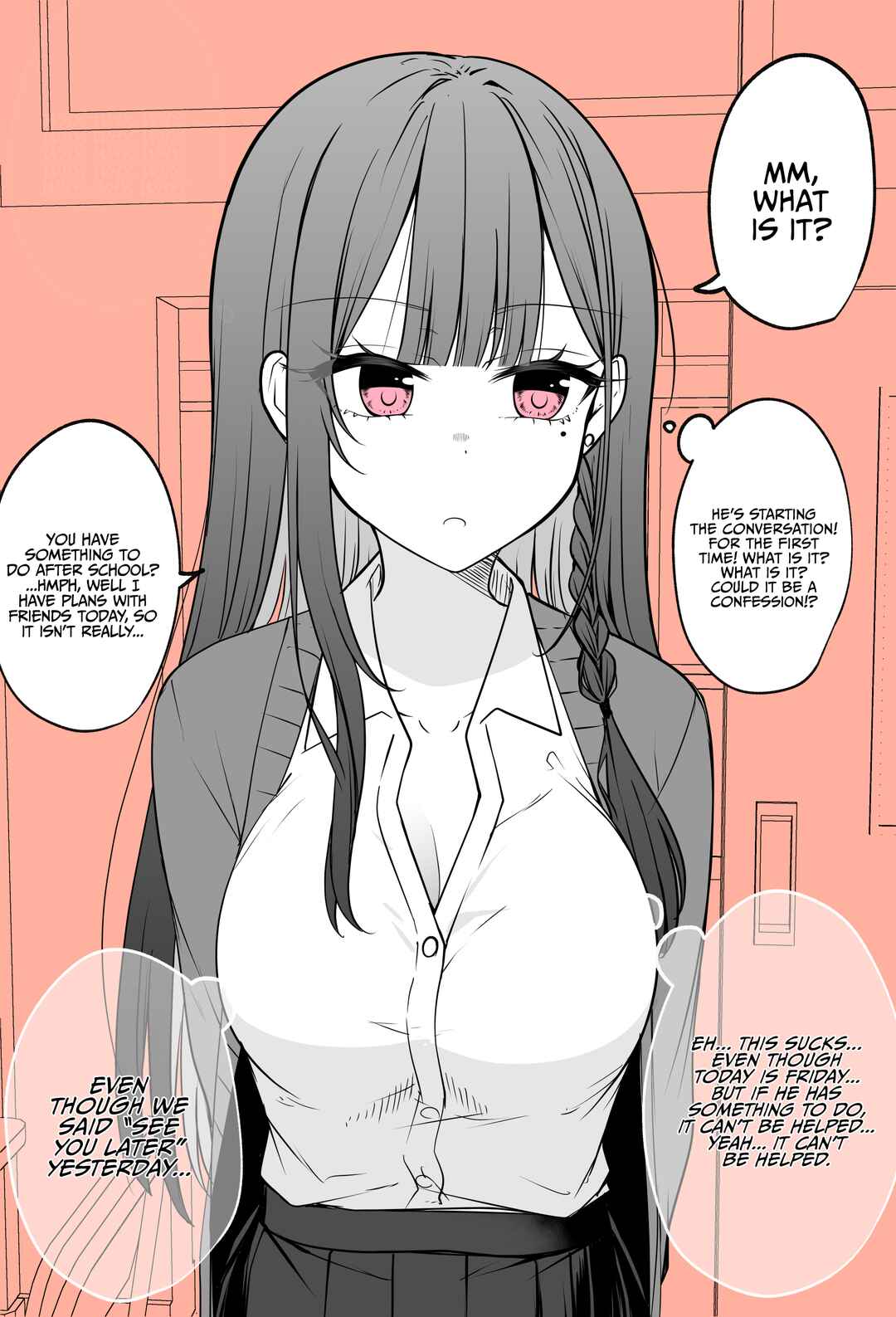 Page 1 Chapter 9 Mechamecha Kininatteru Gyaru ga Nanka Yabee Kanji ni Natteku Yatsu