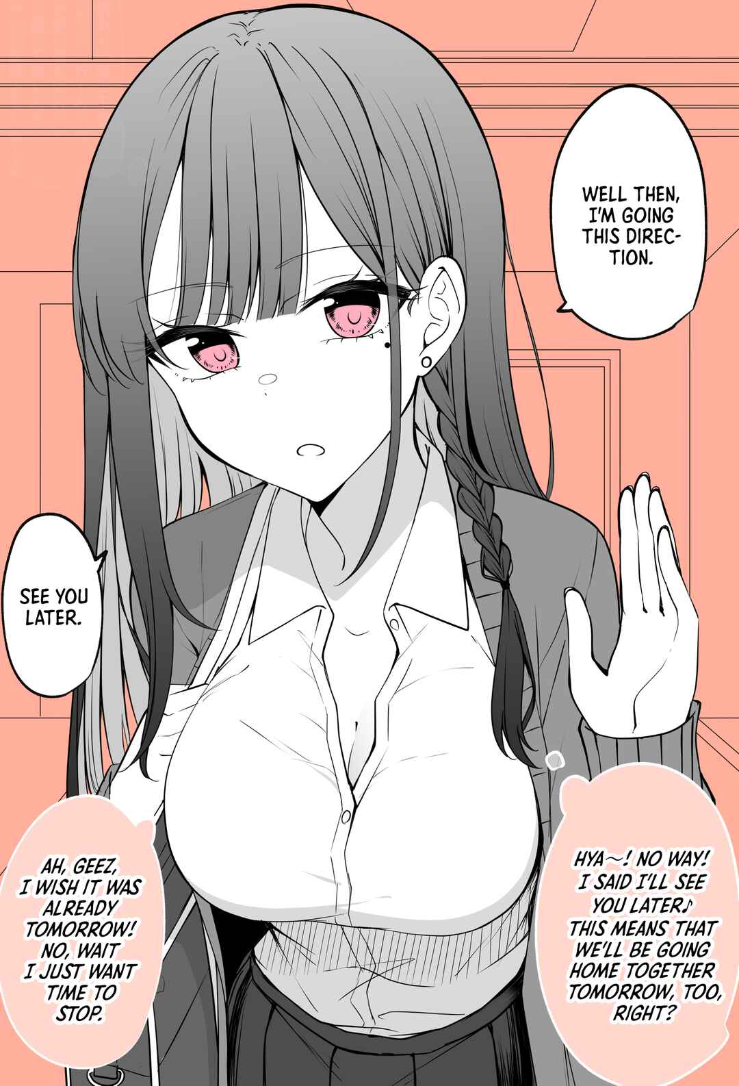 Page 1 Chapter 4 Mechamecha Kininatteru Gyaru ga Nanka Yabee Kanji ni Natteku Yatsu