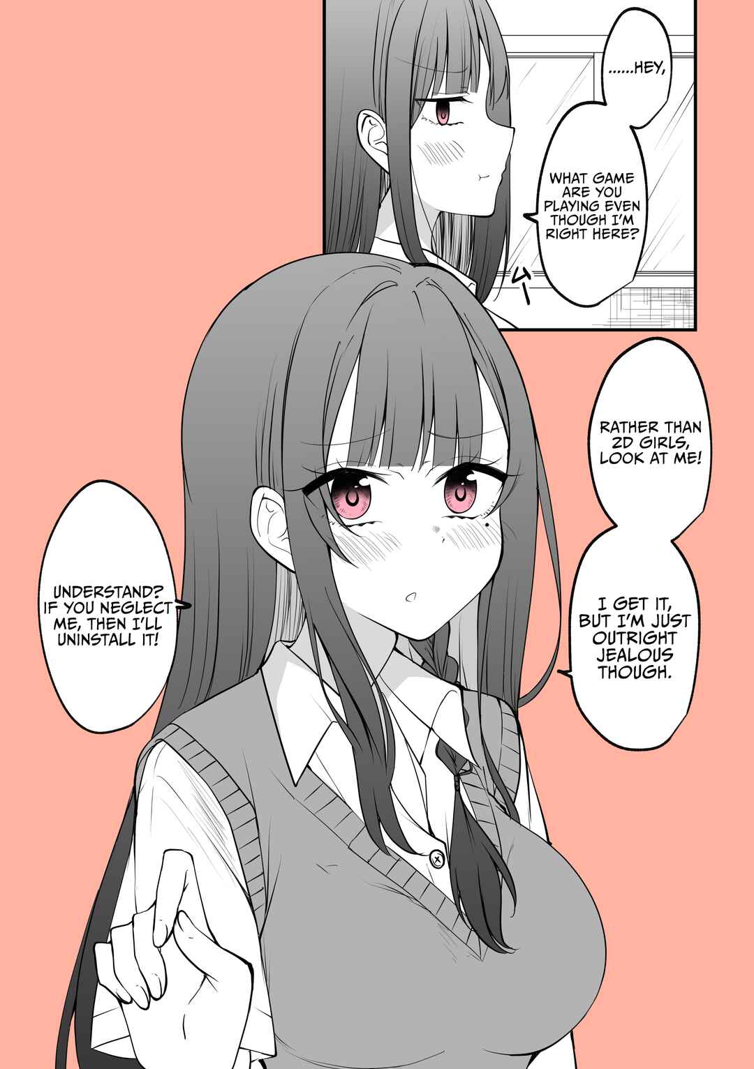 Page 1 Chapter 50 Mechamecha Kininatteru Gyaru ga Nanka Yabee Kanji ni Natteku Yatsu