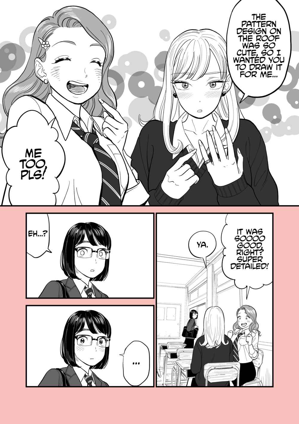 Page 3 Chapter Unknown_7186 Gyaru no Katagata ni Yobidasareta Megane-kko no Unmei…