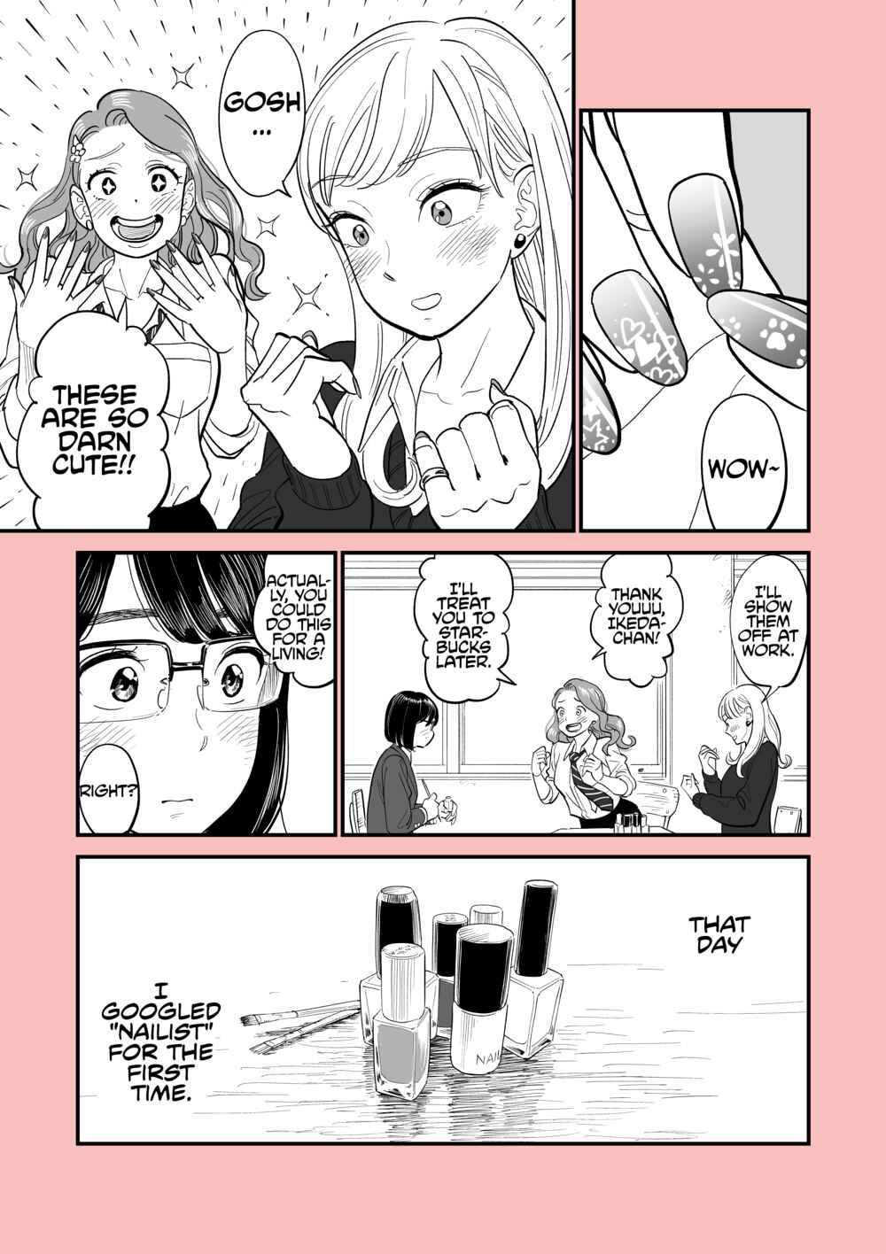 Page 4 Chapter Unknown_7186 Gyaru no Katagata ni Yobidasareta Megane-kko no Unmei…