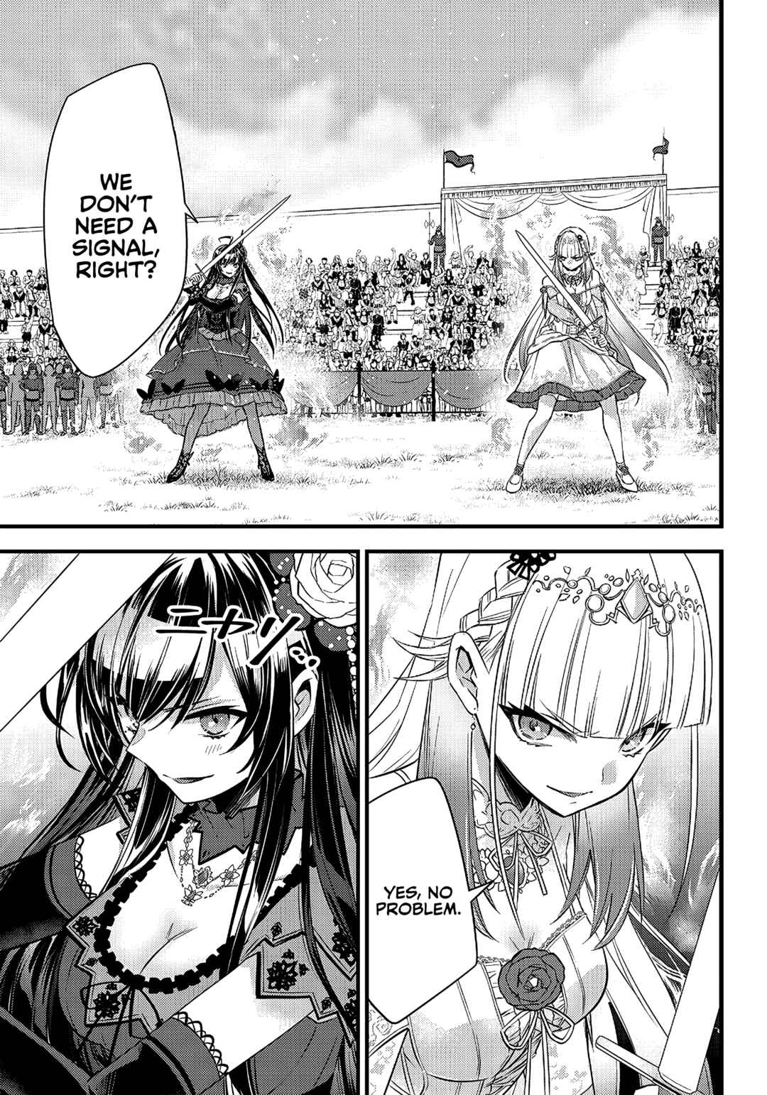 Page 4 Chapter 8 Savage Fang Ojou-sama: Shijou Saikyou no Youhei wa Shijou Saikyou no Bougyaku Reijou to Natte Nidome no Sekai o Musou suru