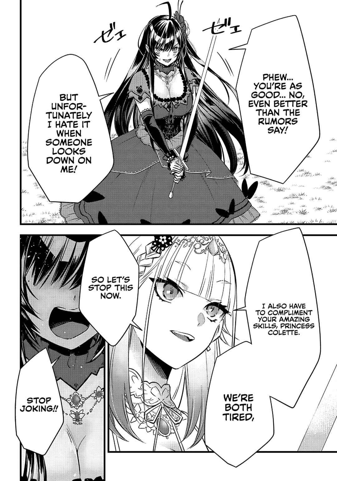 Page 9 Chapter 8 Savage Fang Ojou-sama: Shijou Saikyou no Youhei wa Shijou Saikyou no Bougyaku Reijou to Natte Nidome no Sekai o Musou suru