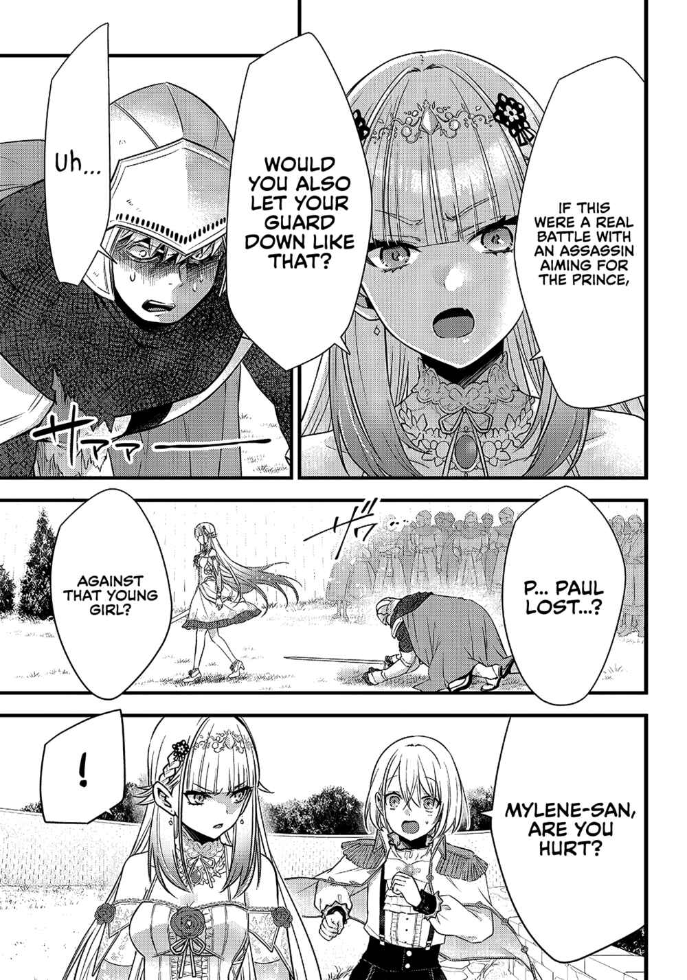 Page 12 Chapter 5 Savage Fang Ojou-sama: Shijou Saikyou no Youhei wa Shijou Saikyou no Bougyaku Reijou to Natte Nidome no Sekai o Musou suru