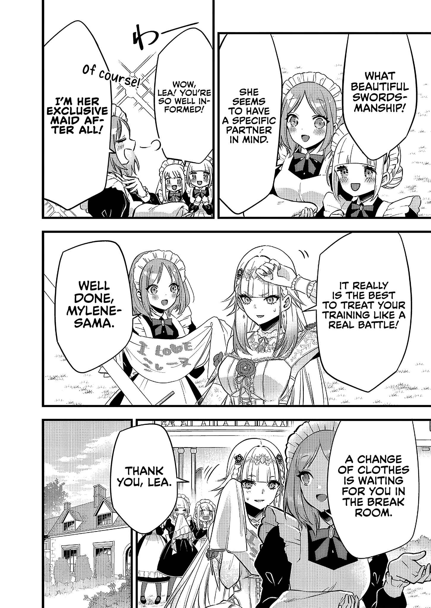 Page 8 Chapter 2 Savage Fang Ojou-sama: Shijou Saikyou no Youhei wa Shijou Saikyou no Bougyaku Reijou to Natte Nidome no Sekai o Musou suru