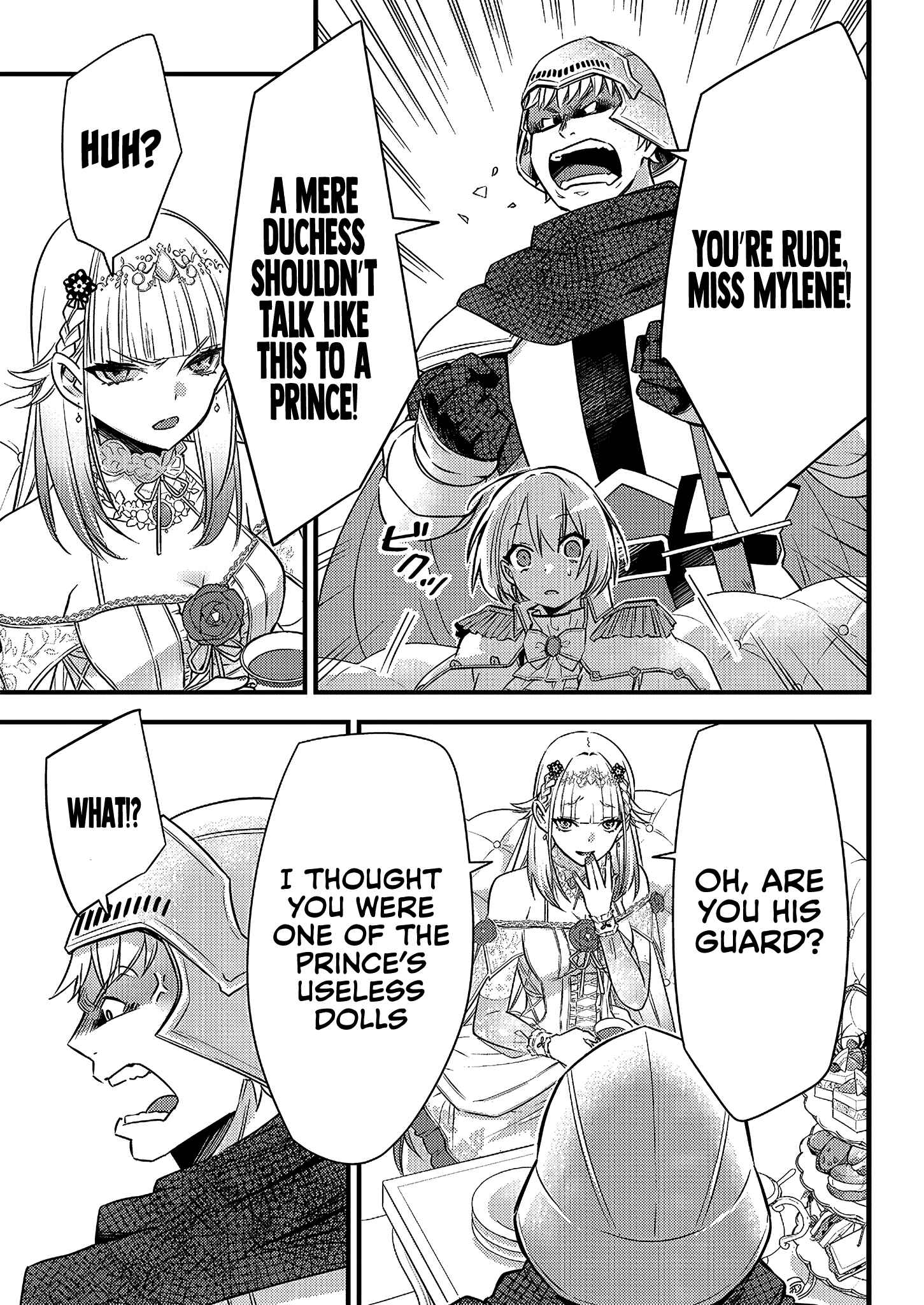 Page 18 Chapter 4 Savage Fang Ojou-sama: Shijou Saikyou no Youhei wa Shijou Saikyou no Bougyaku Reijou to Natte Nidome no Sekai o Musou suru