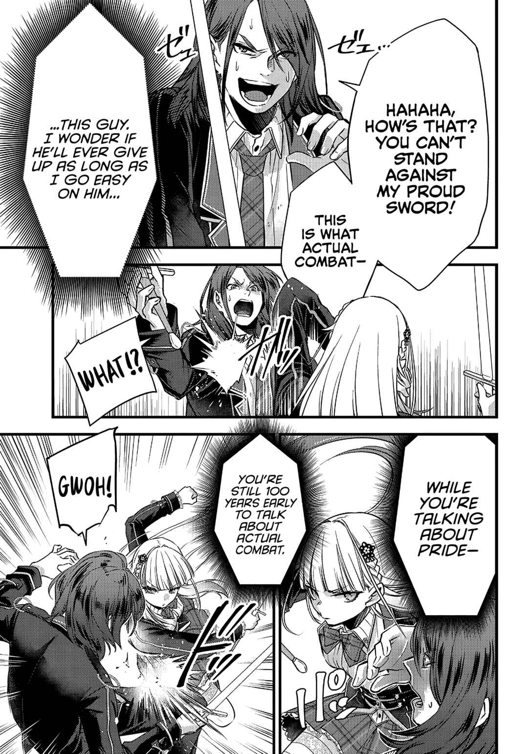 Page 8 Chapter 12 Savage Fang Ojou-sama: Shijou Saikyou no Youhei wa Shijou Saikyou no Bougyaku Reijou to Natte Nidome no Sekai o Musou suru