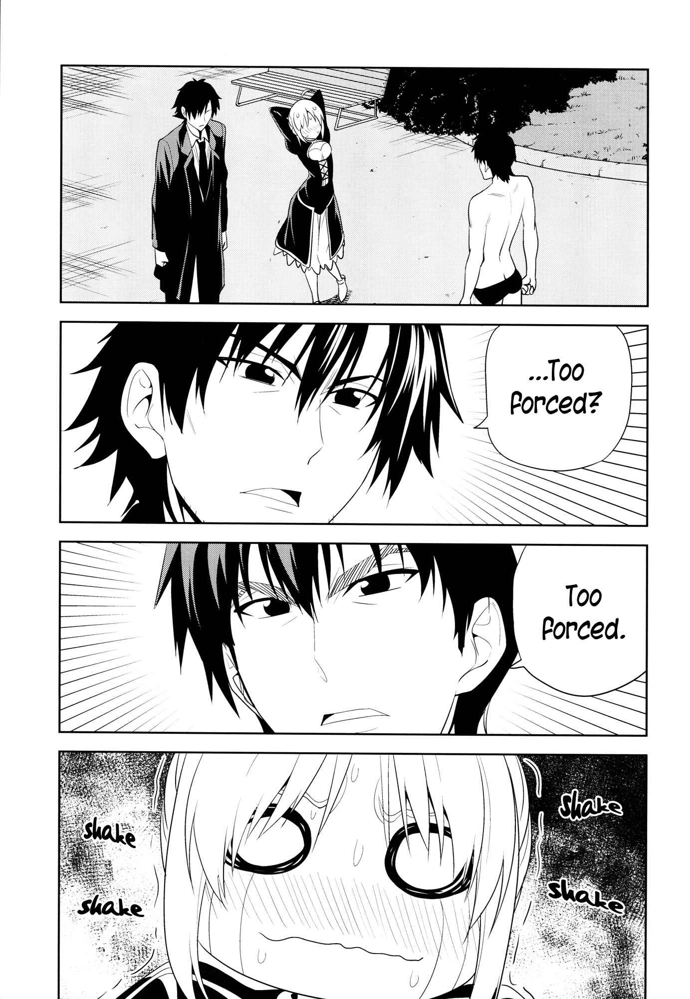 Page 16 Chapter Unknown_9fae Fate/Zero - Fubin Sugiru Zero Saber ga Ijikeru (Doujinshi)
