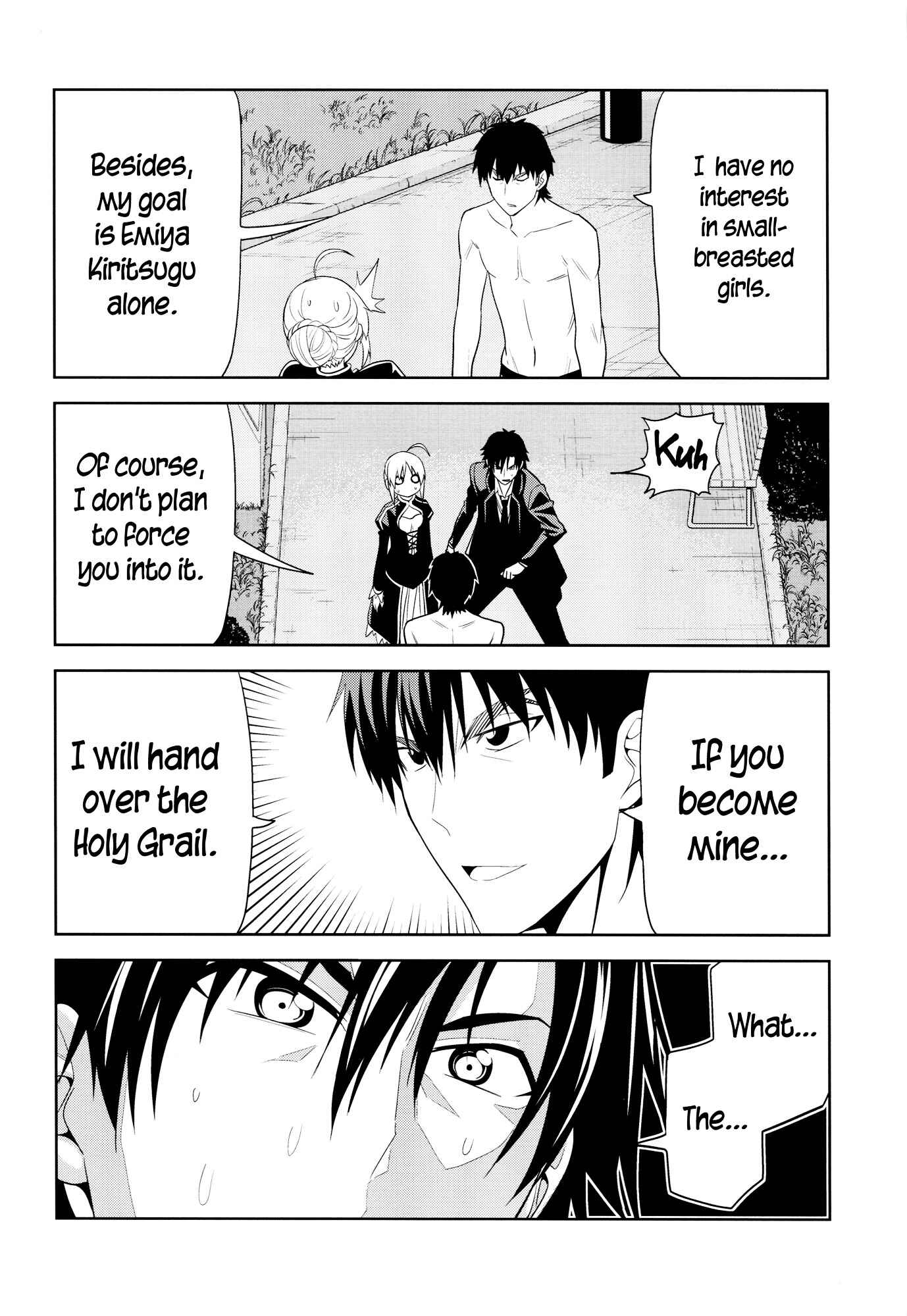 Page 17 Chapter Unknown_9fae Fate/Zero - Fubin Sugiru Zero Saber ga Ijikeru (Doujinshi)