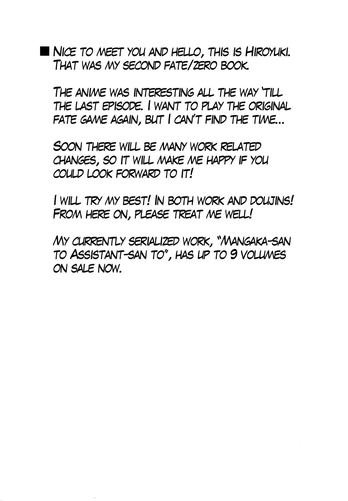 Page 20 Chapter Unknown_9fae Fate/Zero - Fubin Sugiru Zero Saber ga Ijikeru (Doujinshi)