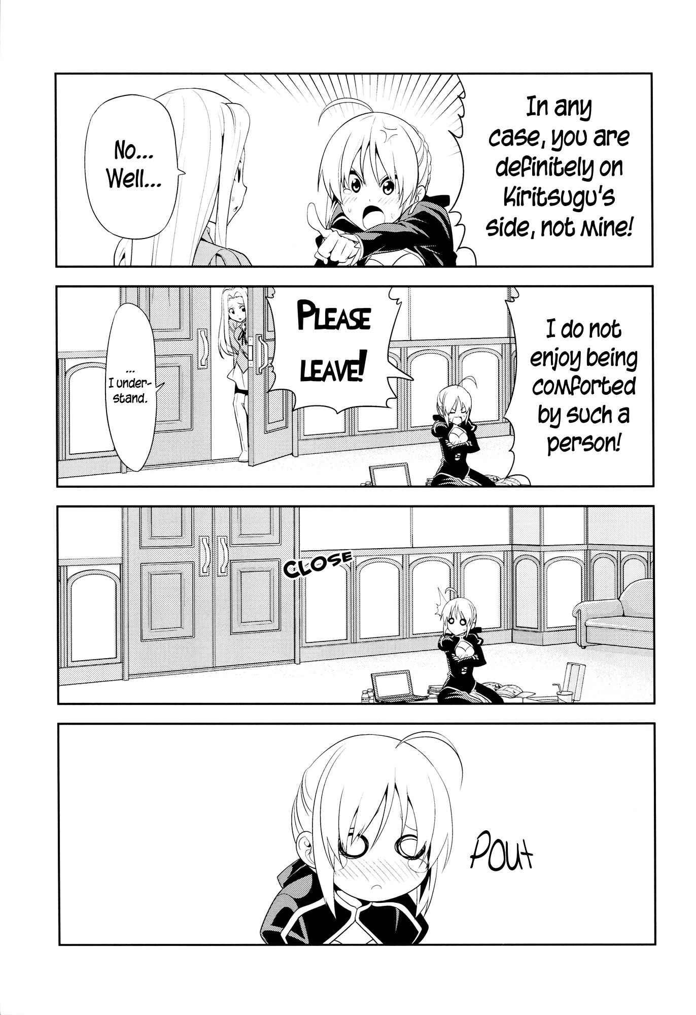 Page 8 Chapter Unknown_9fae Fate/Zero - Fubin Sugiru Zero Saber ga Ijikeru (Doujinshi)