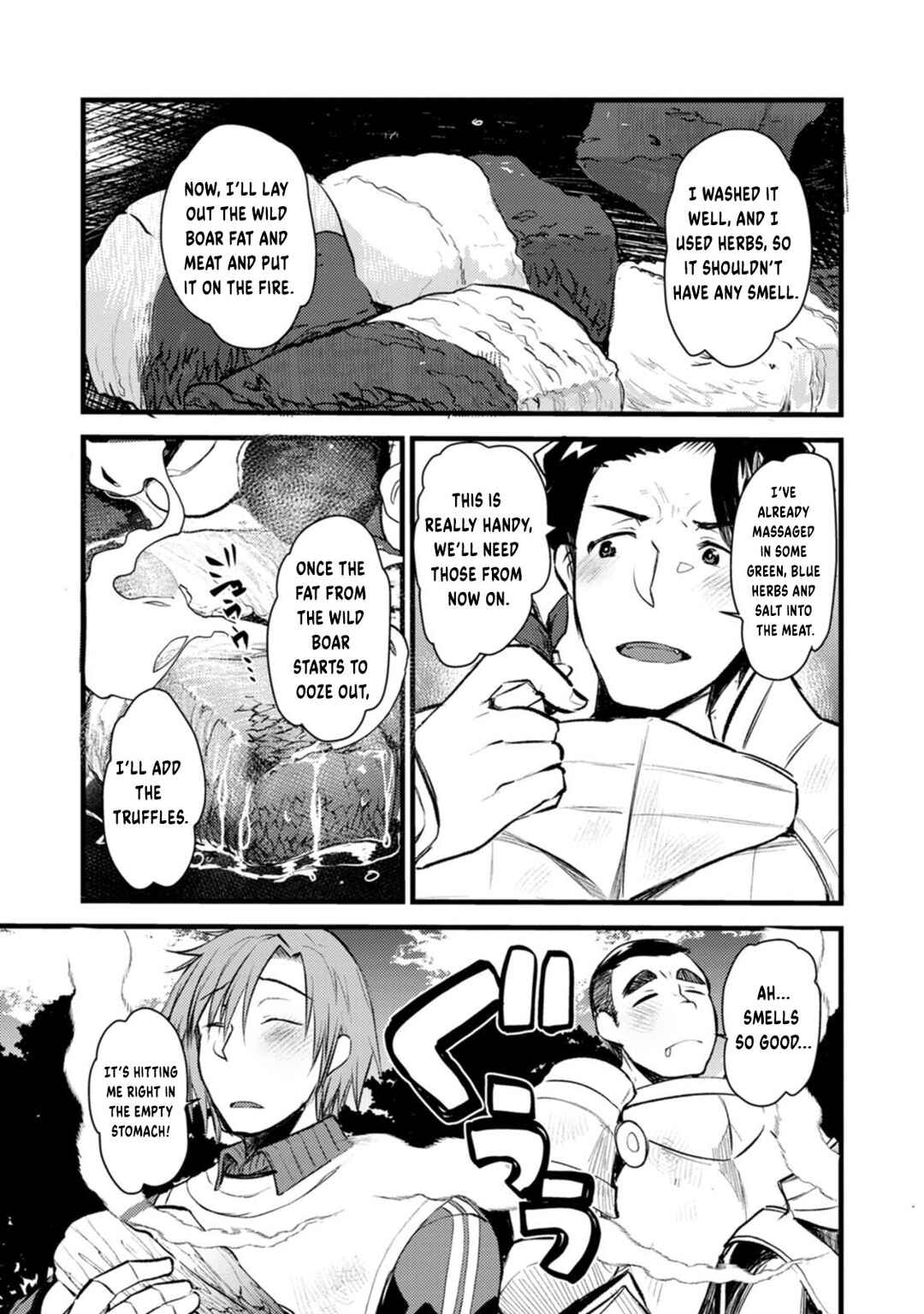 Page 10 Chapter 3 Yuusha ni Narenakatta Sanbaka Trio wa, Kyou mo Otoko Meshi wo Koshiraeru.