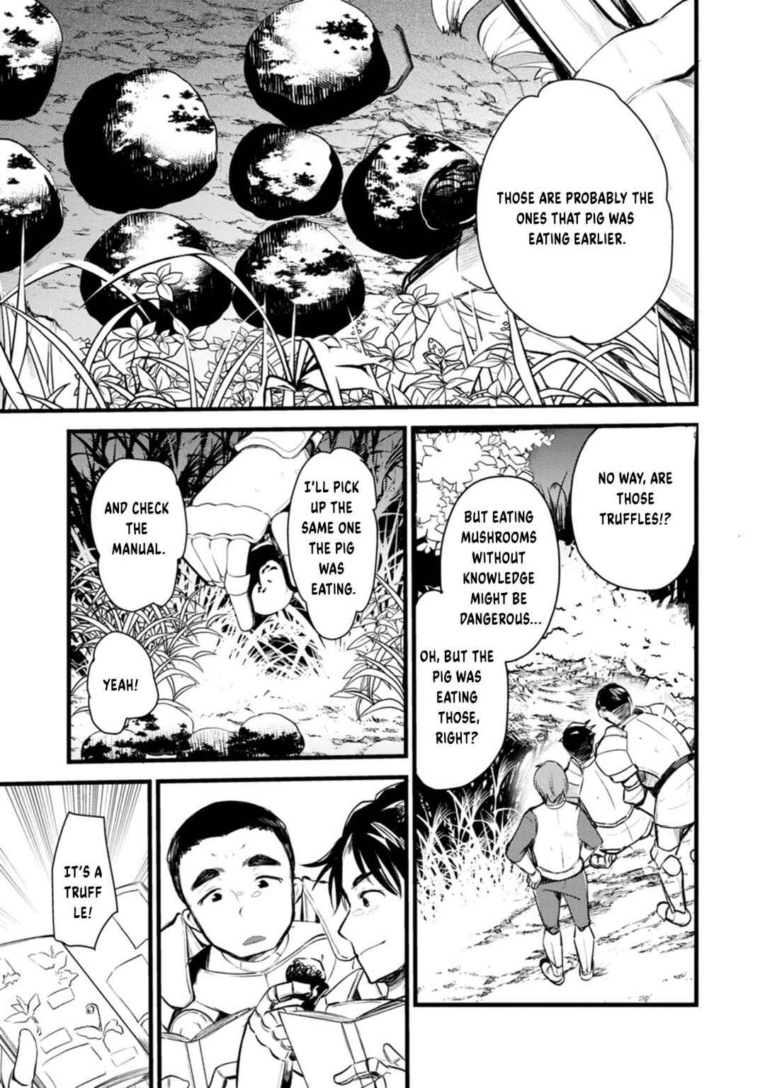 Page 6 Chapter 3 Yuusha ni Narenakatta Sanbaka Trio wa, Kyou mo Otoko Meshi wo Koshiraeru.