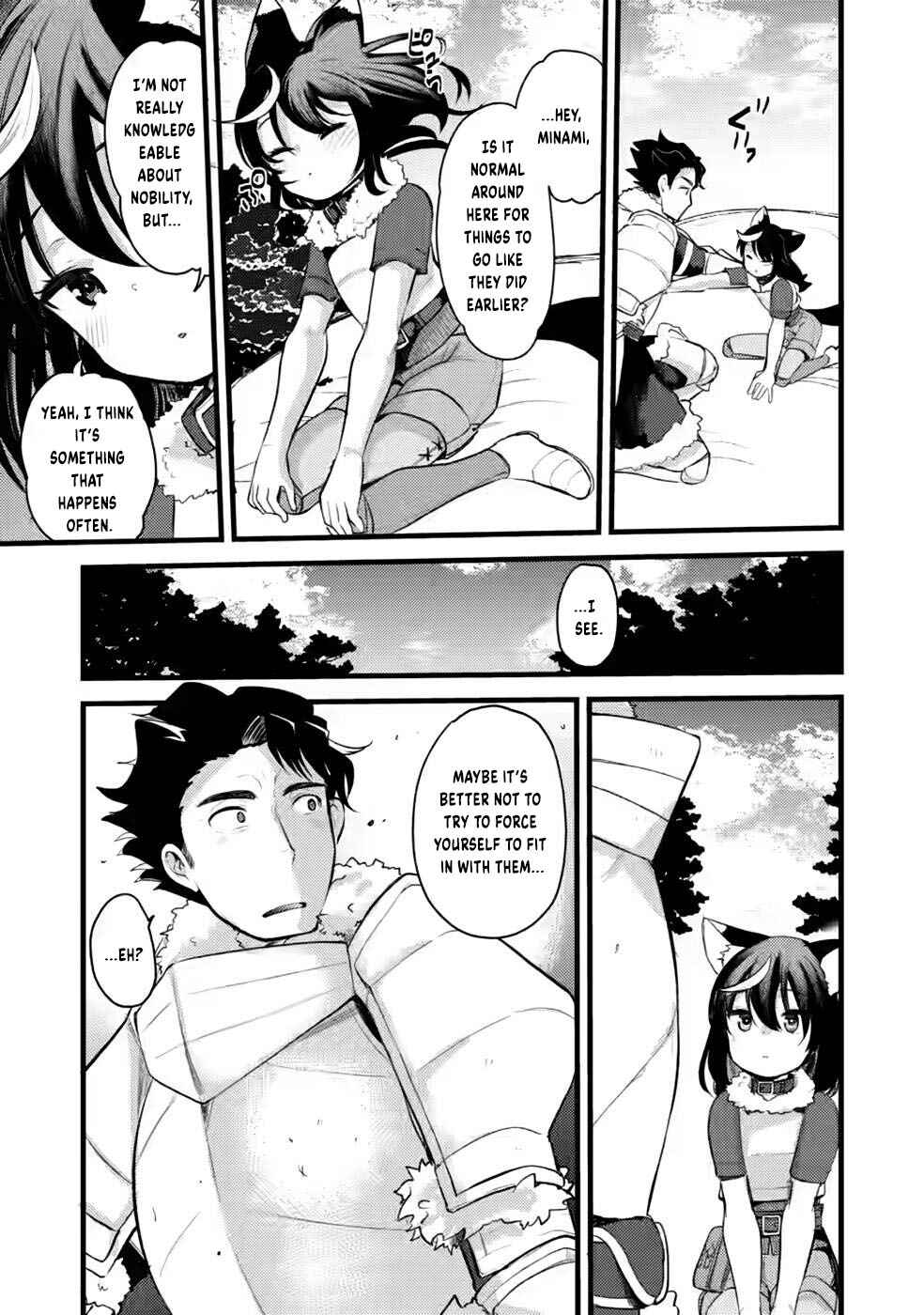 Page 22 Chapter 9 Yuusha ni Narenakatta Sanbaka Trio wa, Kyou mo Otoko Meshi wo Koshiraeru.