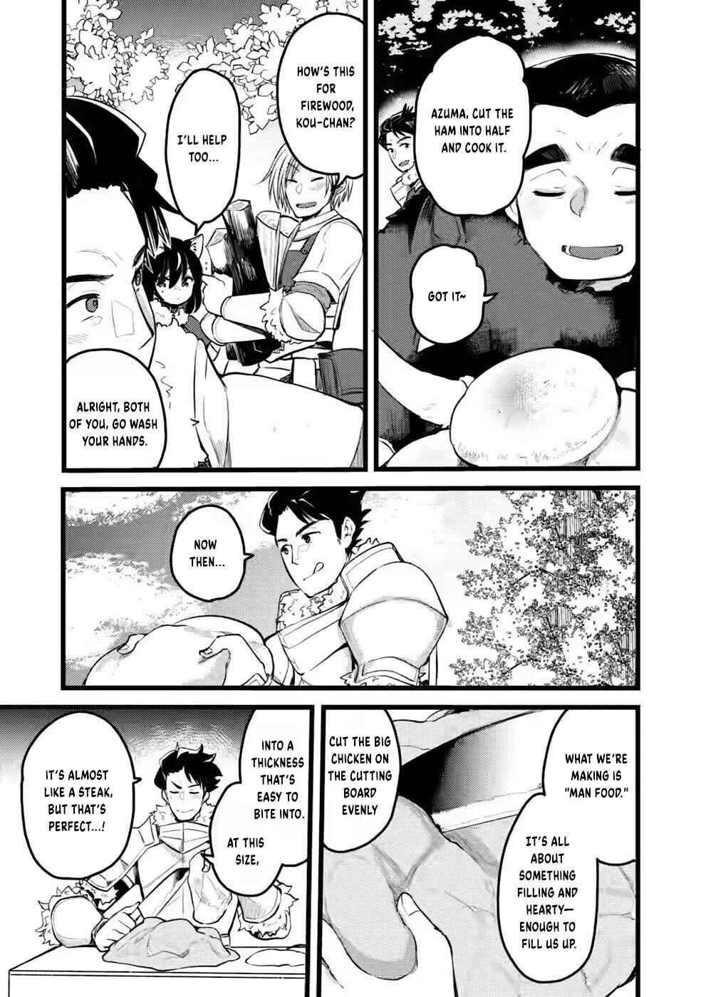Page 24 Chapter 6 Yuusha ni Narenakatta Sanbaka Trio wa, Kyou mo Otoko Meshi wo Koshiraeru.