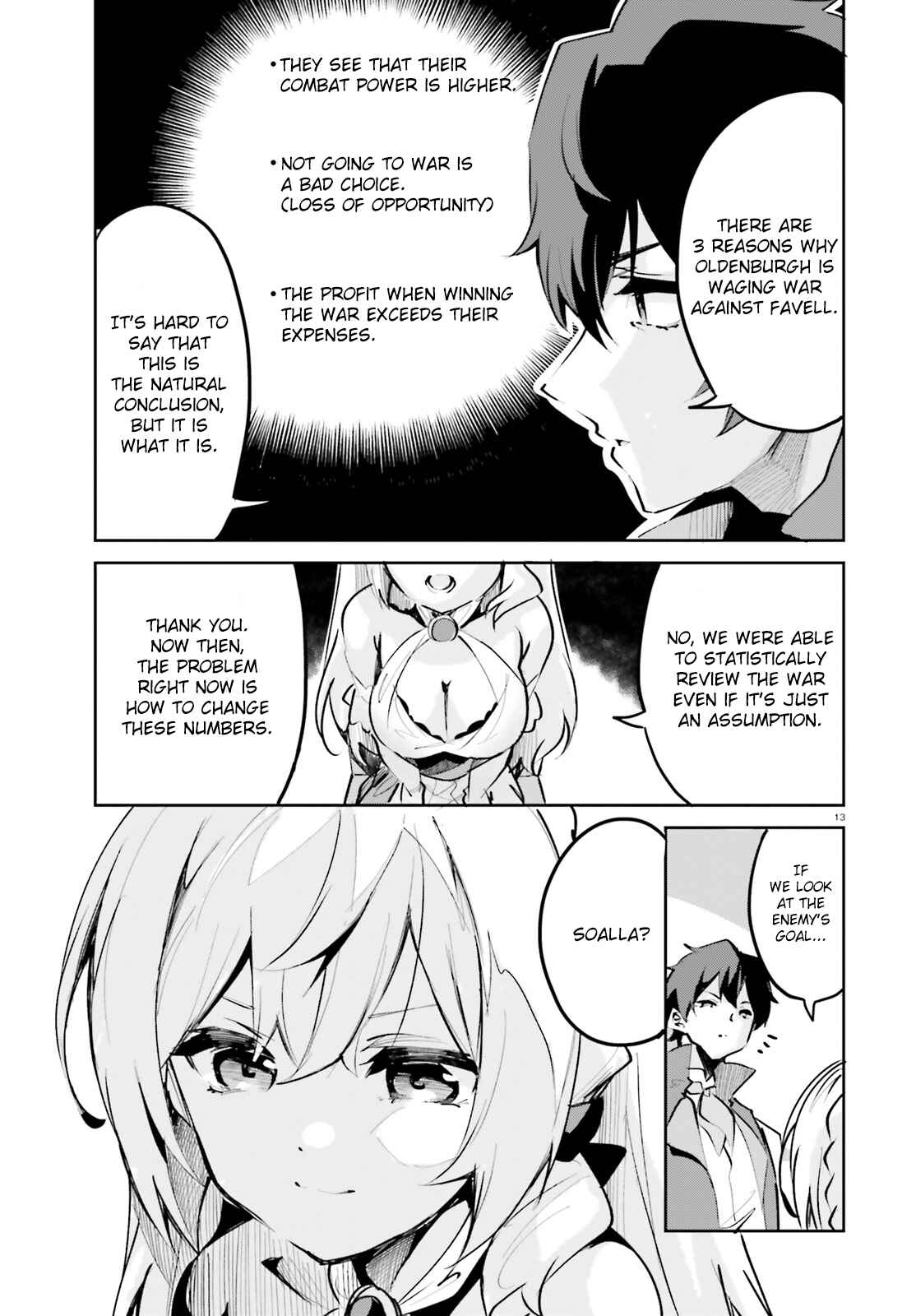 Page 13 Chapter 4.1 Suuji de Sukuu! Jyakushou Kokka