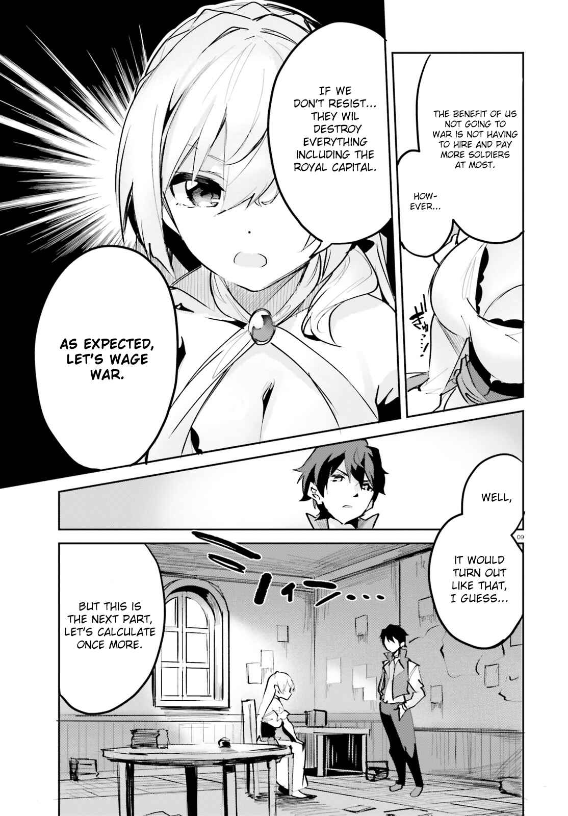 Page 9 Chapter 4.1 Suuji de Sukuu! Jyakushou Kokka