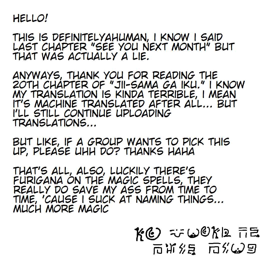 Page 28 Chapter 20 Jiisama ga Iku