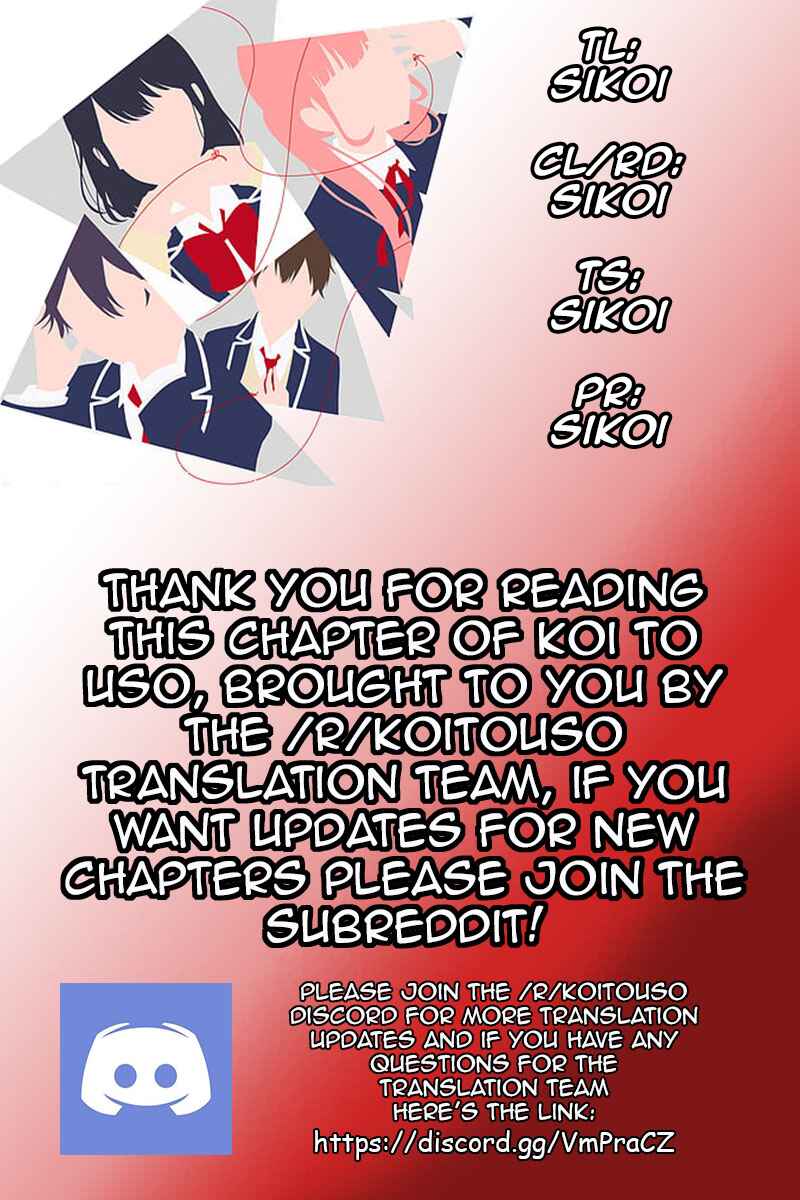 Page 1 Chapter 262 Koi to Uso