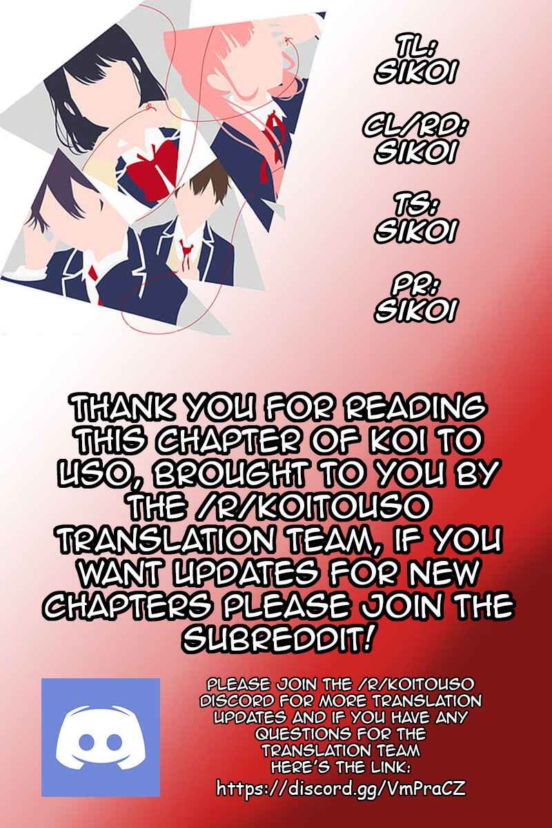 Page 1 Chapter 256 Koi to Uso