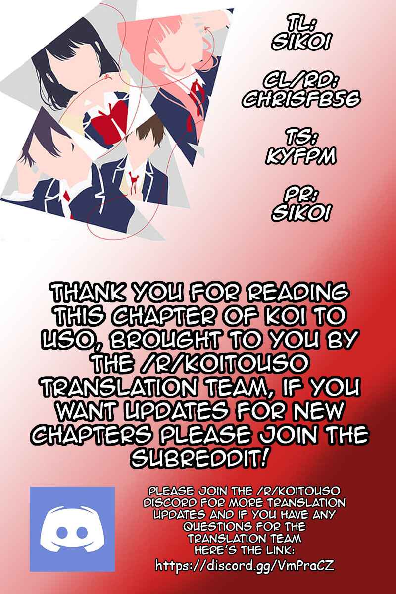 Page 1 Chapter 252 Koi to Uso