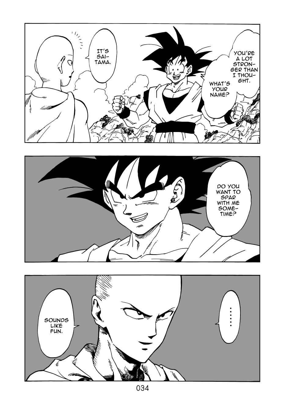 Page 34 Chapter Unknown_d1aa Dragon Ball & One-Punch Man - Dream DB