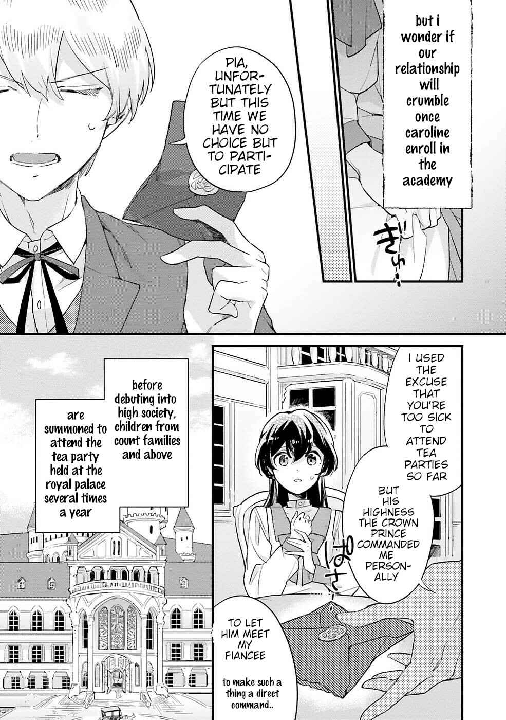 Page 17 Chapter 4 Yowaki MAX Reijou nanoni, Ratsuwan Konyakusha-sama no Kake ni Notte Shimatta