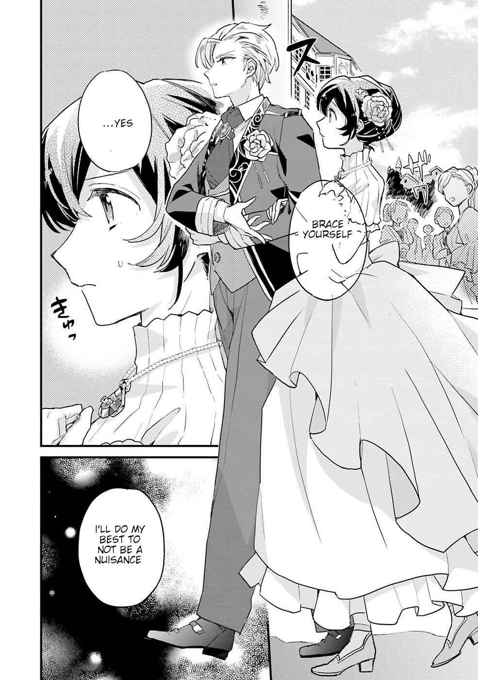 Page 28 Chapter 4 Yowaki MAX Reijou nanoni, Ratsuwan Konyakusha-sama no Kake ni Notte Shimatta