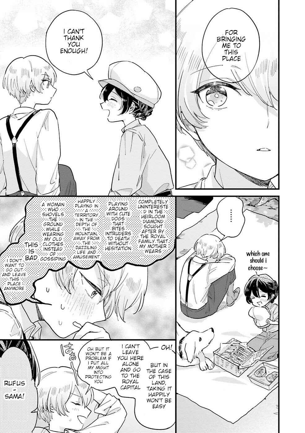 Page 9 Chapter 3 Yowaki MAX Reijou nanoni, Ratsuwan Konyakusha-sama no Kake ni Notte Shimatta
