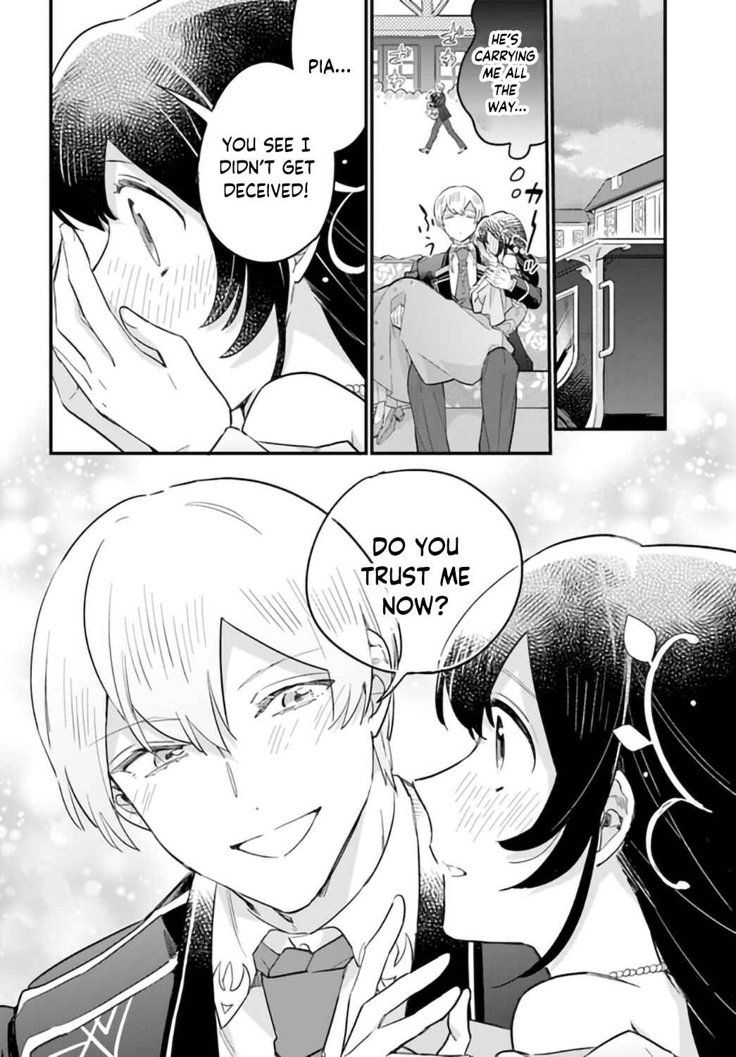 Page 21 Chapter 19 Yowaki MAX Reijou nanoni, Ratsuwan Konyakusha-sama no Kake ni Notte Shimatta