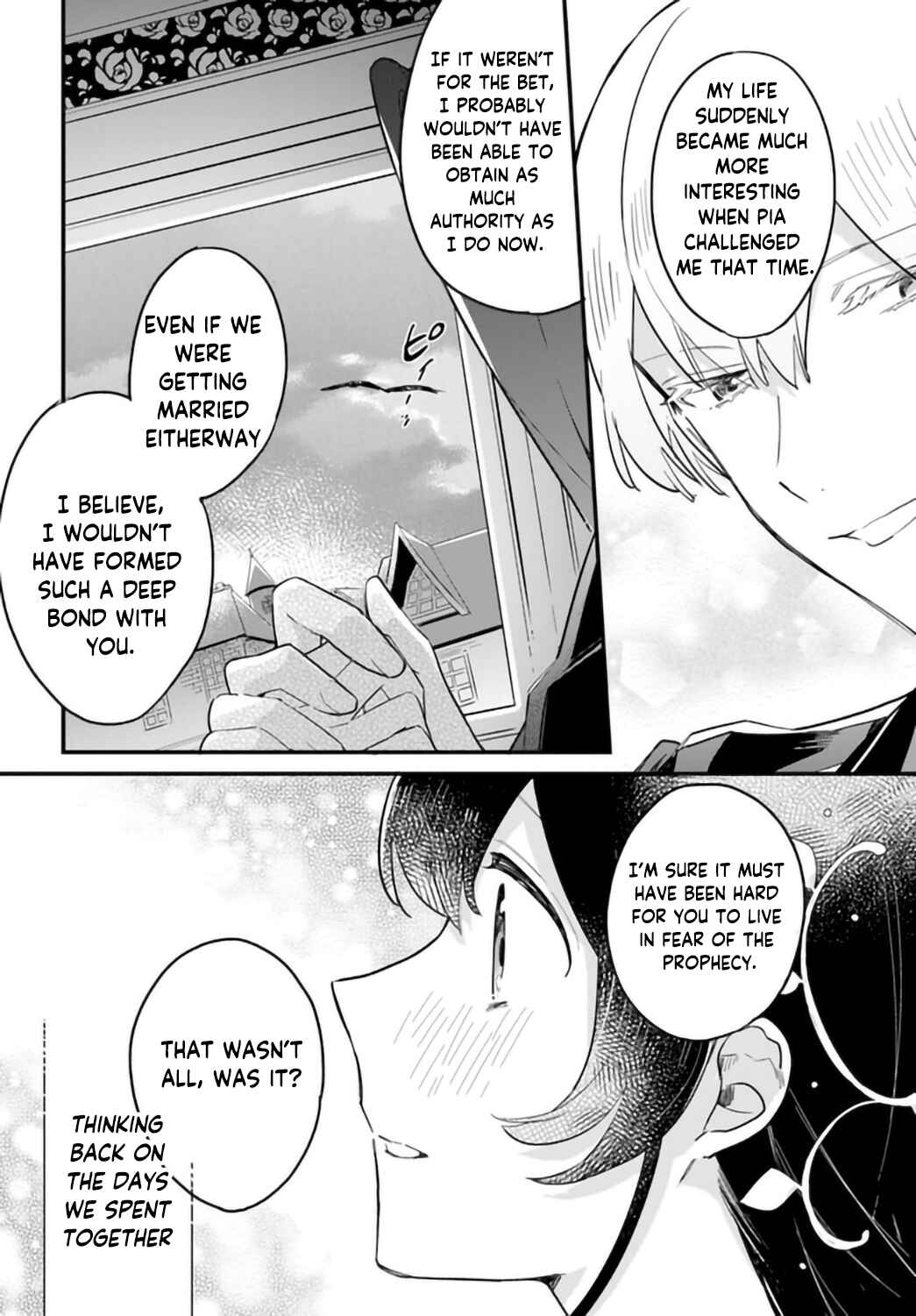 Page 23 Chapter 19 Yowaki MAX Reijou nanoni, Ratsuwan Konyakusha-sama no Kake ni Notte Shimatta
