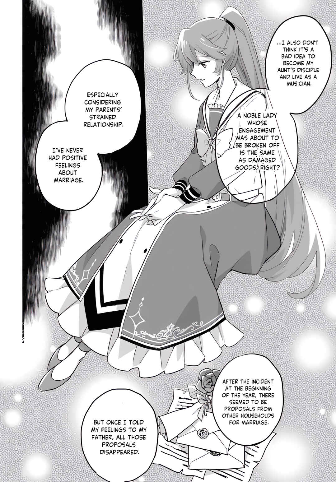Page 11 Chapter 21 Yowaki MAX Reijou nanoni, Ratsuwan Konyakusha-sama no Kake ni Notte Shimatta