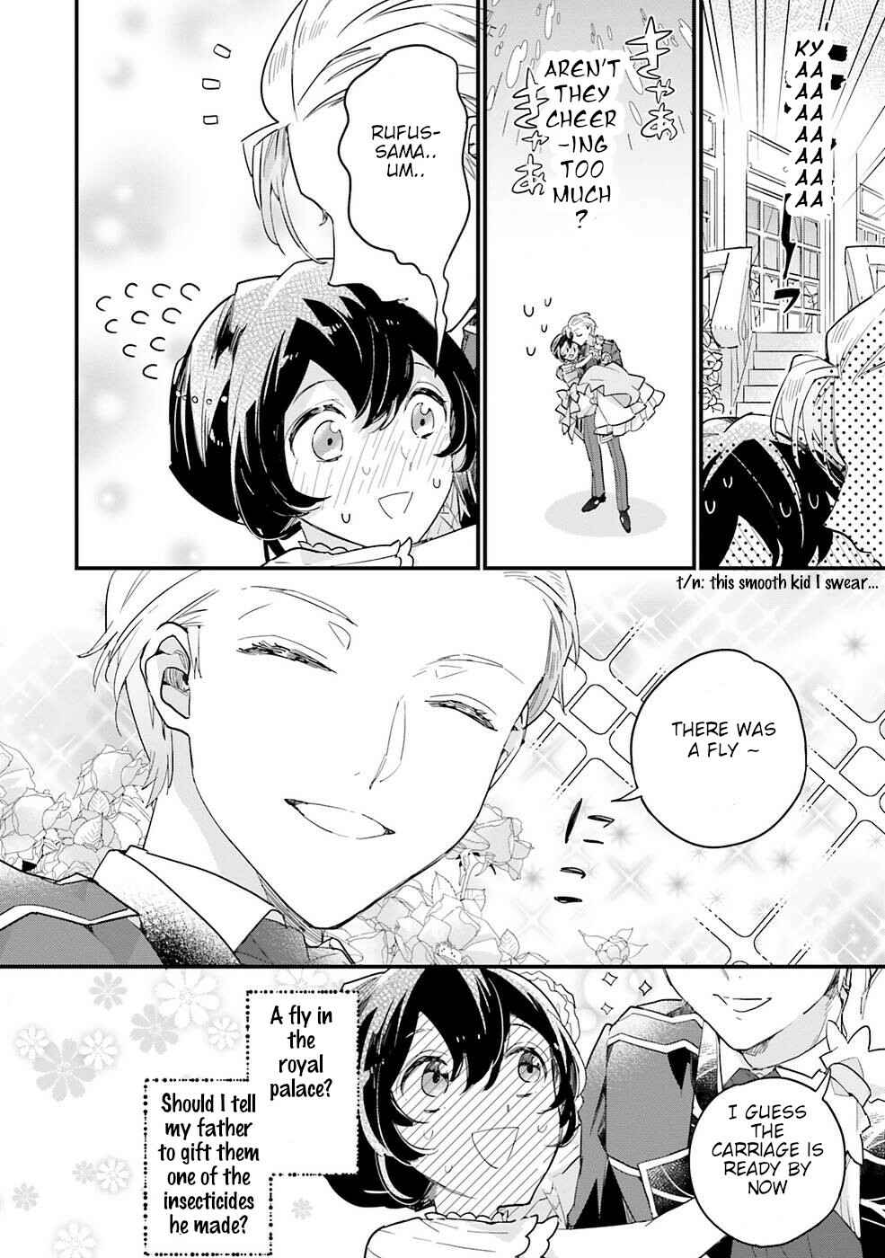 Page 12 Chapter 6 Yowaki MAX Reijou nanoni, Ratsuwan Konyakusha-sama no Kake ni Notte Shimatta