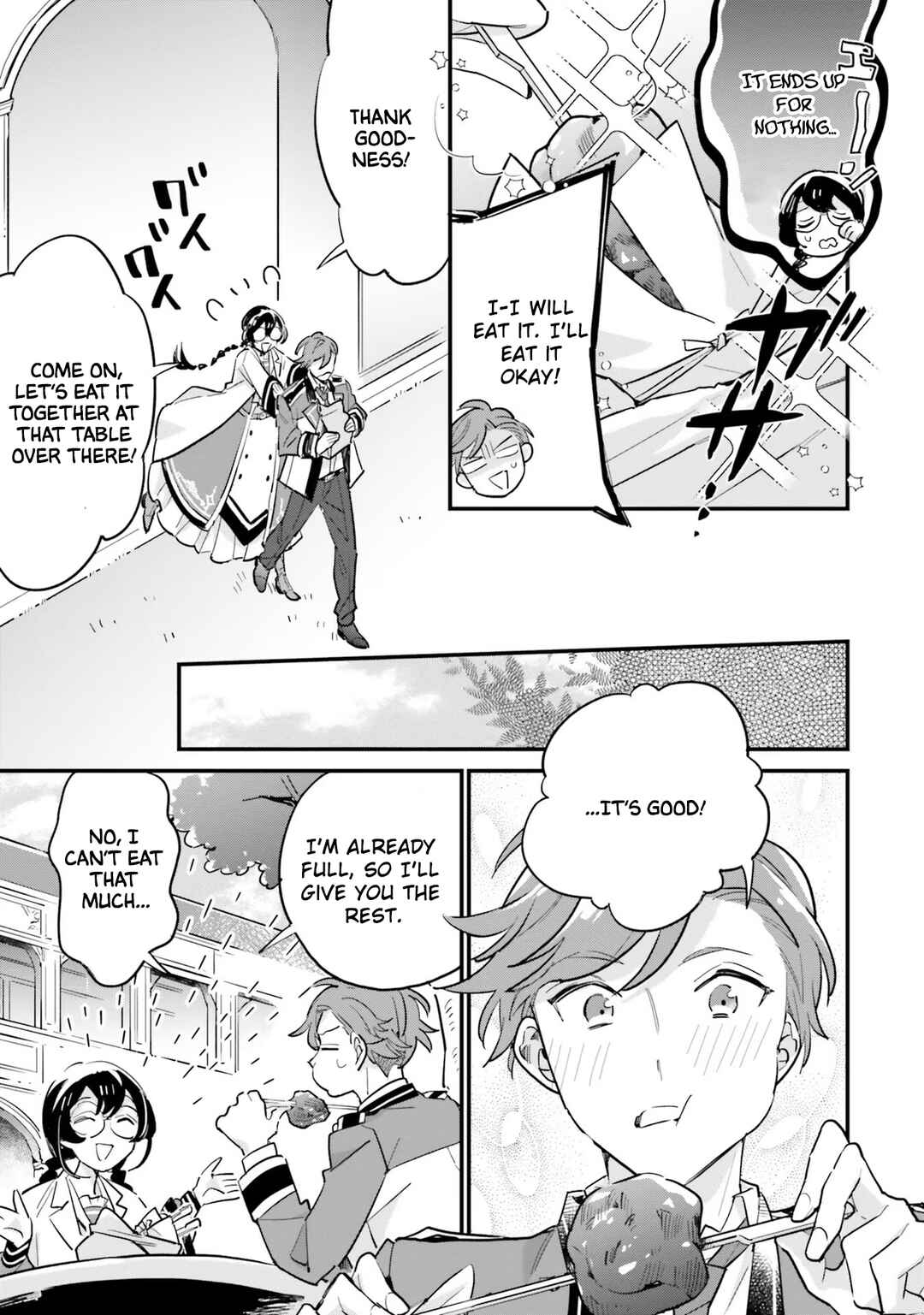 Page 4 Chapter 15.2 Yowaki MAX Reijou nanoni, Ratsuwan Konyakusha-sama no Kake ni Notte Shimatta