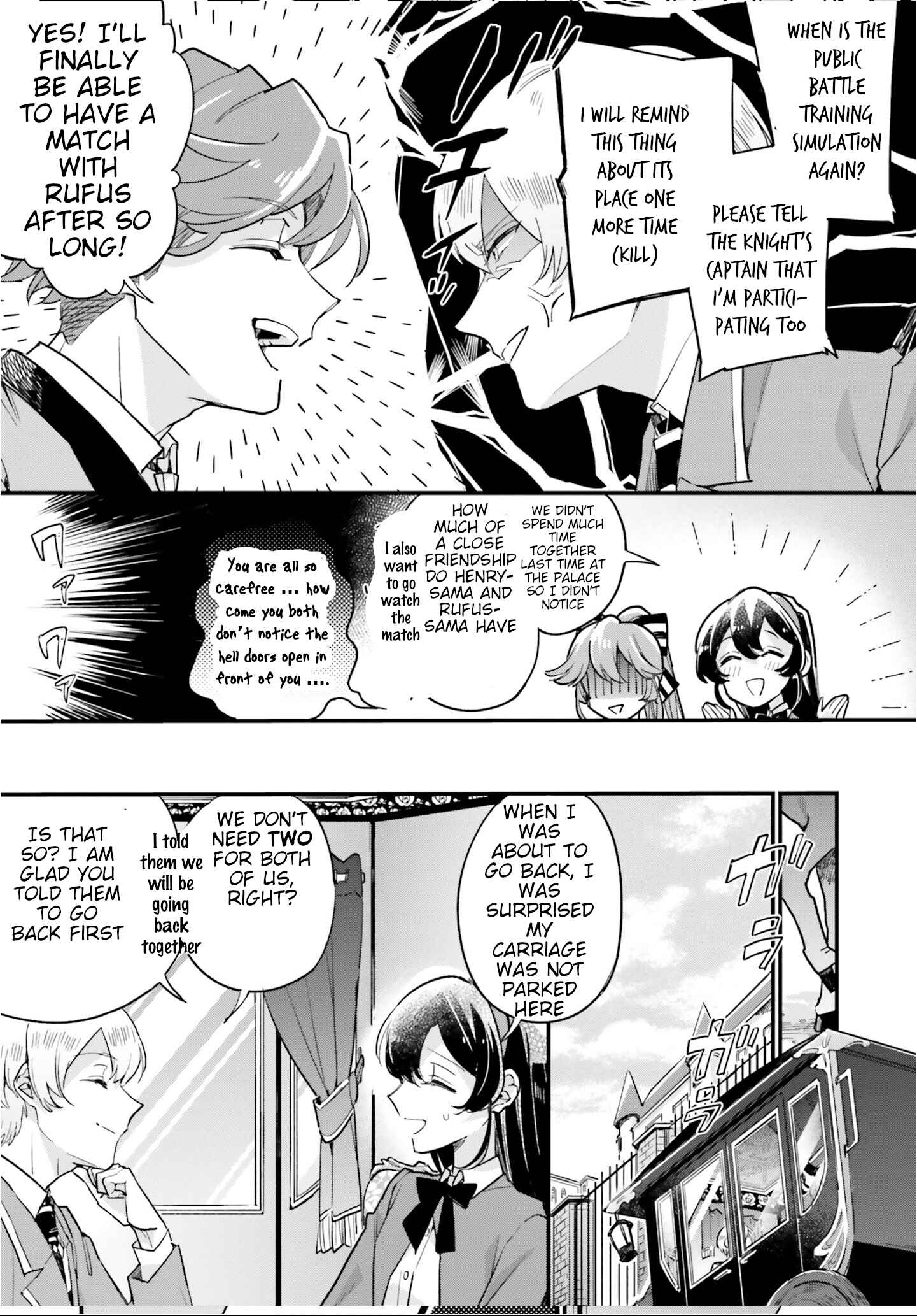 Page 7 Chapter 8 Yowaki MAX Reijou nanoni, Ratsuwan Konyakusha-sama no Kake ni Notte Shimatta
