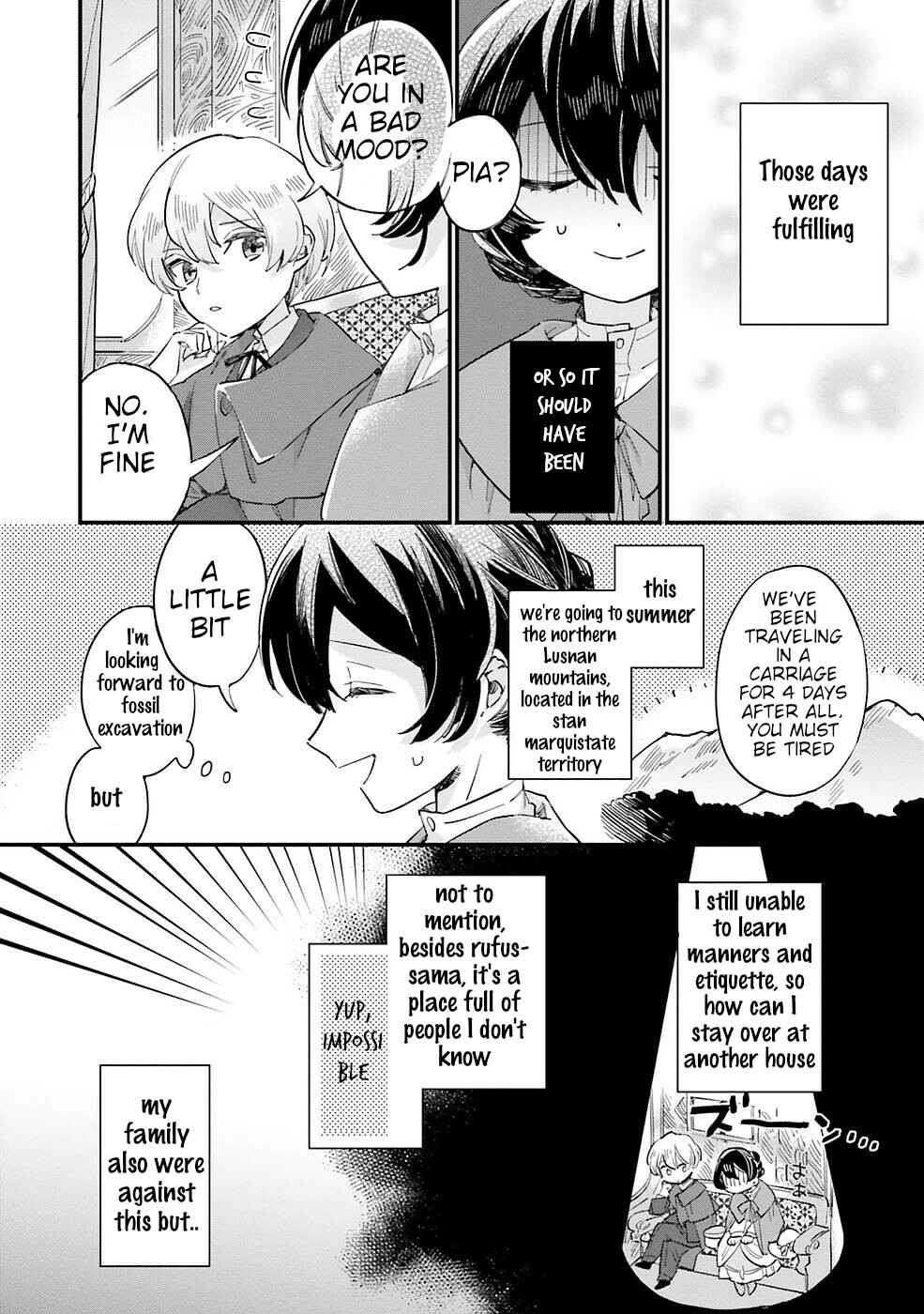Page 7 Chapter 2.3 Yowaki MAX Reijou nanoni, Ratsuwan Konyakusha-sama no Kake ni Notte Shimatta