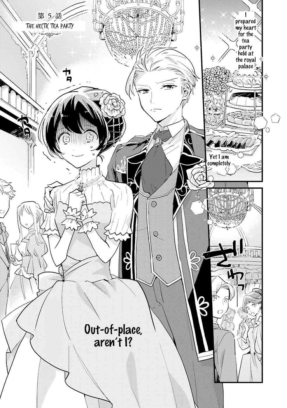 Page 1 Chapter 5 Yowaki MAX Reijou nanoni, Ratsuwan Konyakusha-sama no Kake ni Notte Shimatta