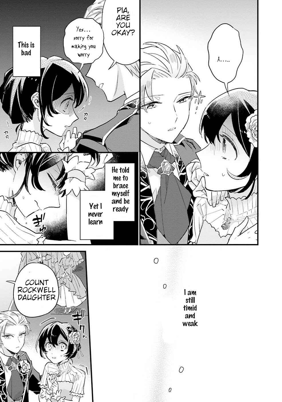 Page 21 Chapter 5 Yowaki MAX Reijou nanoni, Ratsuwan Konyakusha-sama no Kake ni Notte Shimatta