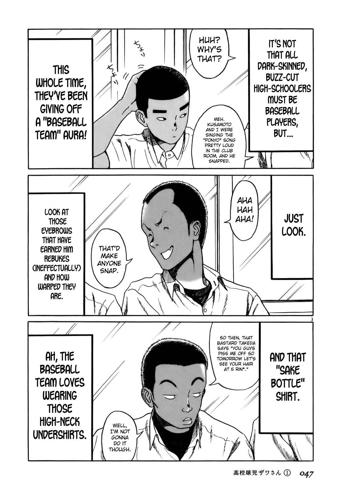 Page 3 Chapter 5 Koukou Kyuji Zawa-san