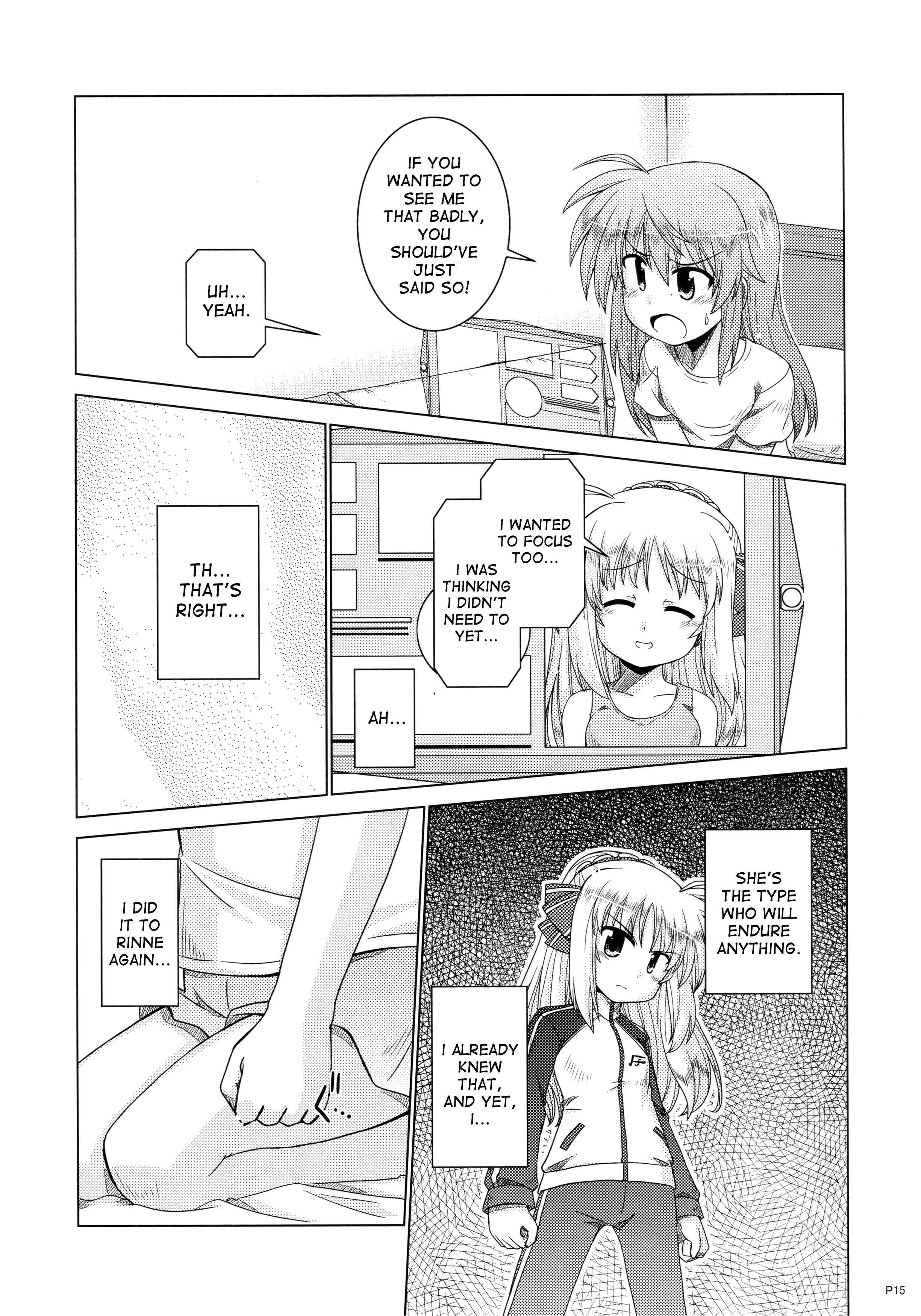 Page 14 Chapter Unknown_8678 Mahou Shoujo Lyrical Nanoha - Taisetsu na Koto (Doujinshi)