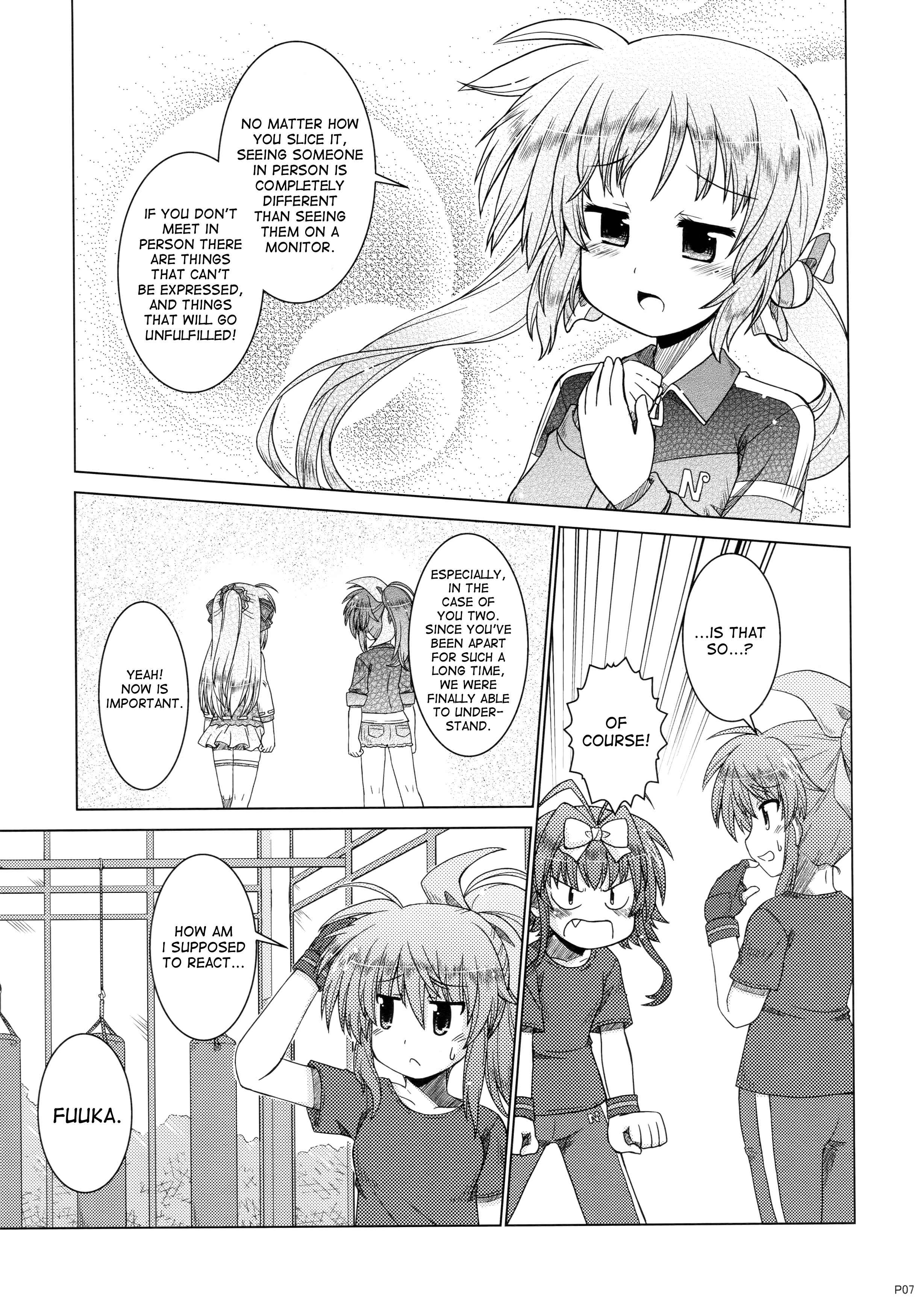 Page 6 Chapter Unknown_8678 Mahou Shoujo Lyrical Nanoha - Taisetsu na Koto (Doujinshi)
