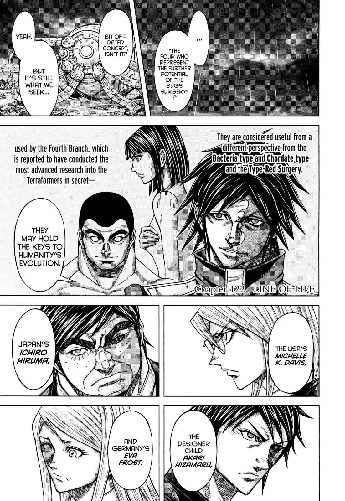 Page 1 Chapter 122 Terra Formars