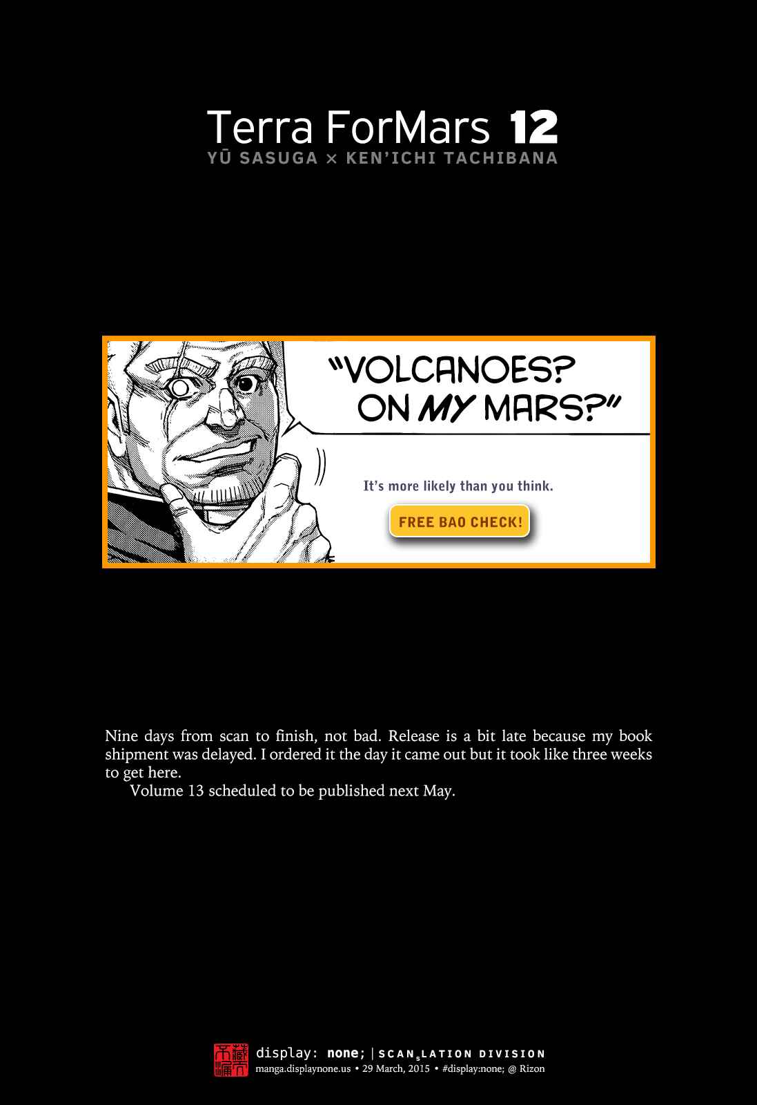 Page 22 Chapter 118 Terra Formars
