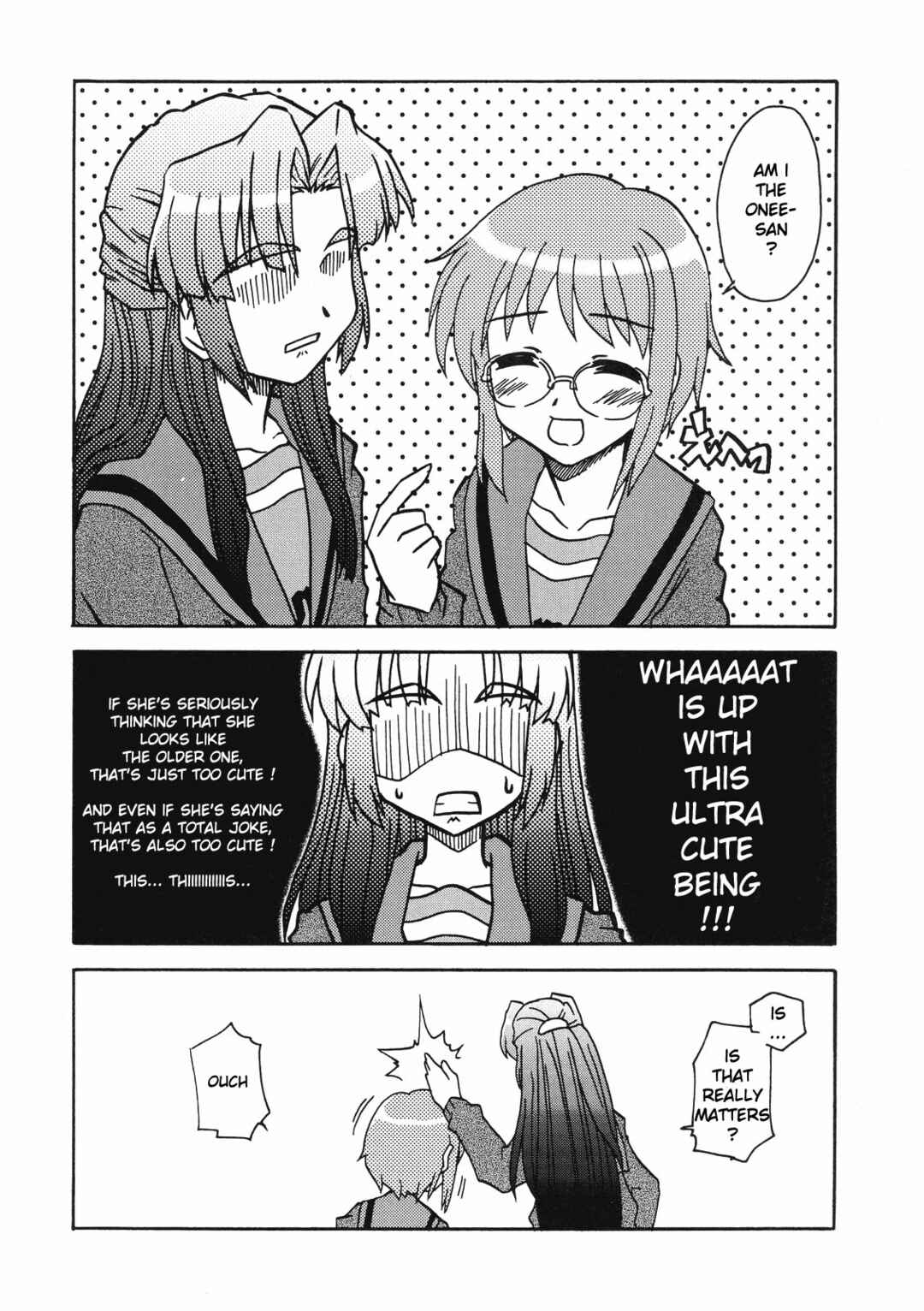 Page 7 Chapter Unknown_910c Suzumiya Haruhi no Yuutsu - AsaNaga Keikaku 2007 Nentou Houkokusho (Doujinshi)